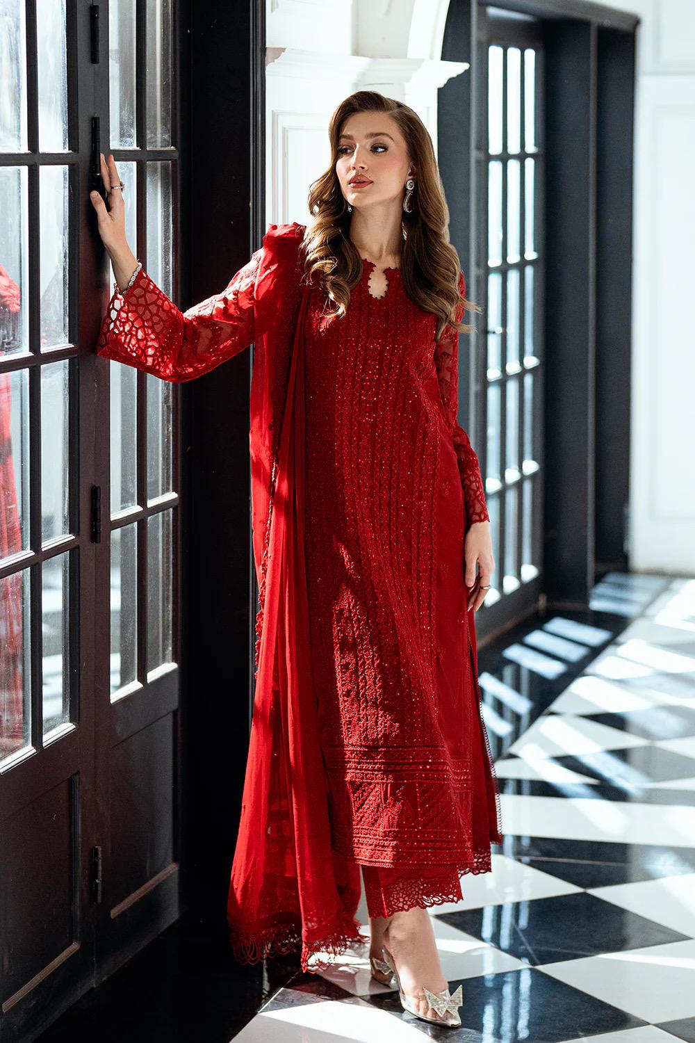Azure Chiffon Embroidered Latest Collection 2025