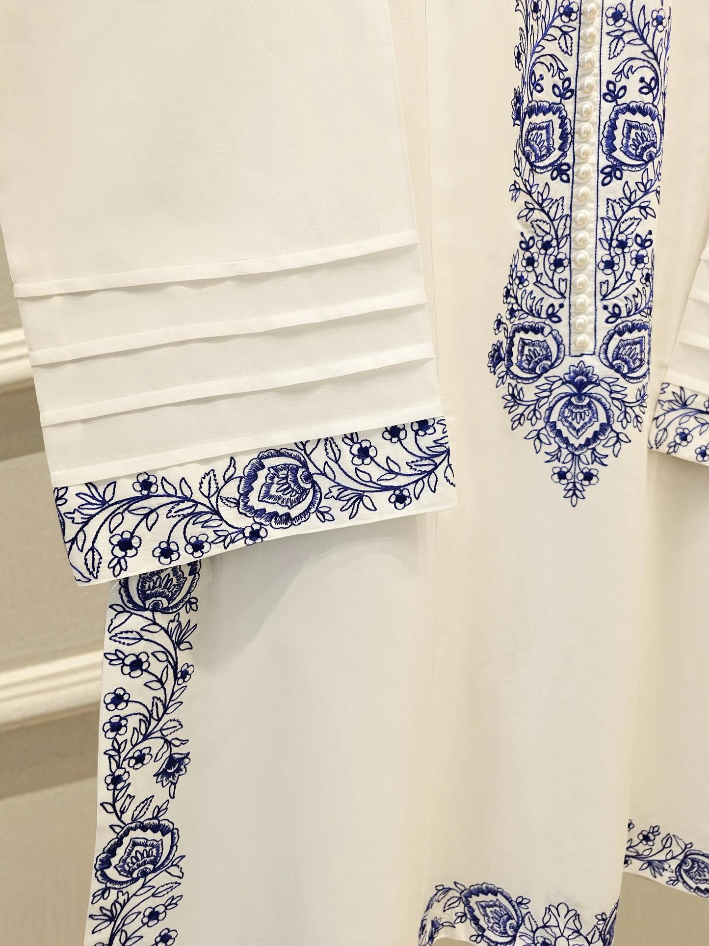 Agha Noor 2 Piece - Pure Embroidered Lawn Suit S111638