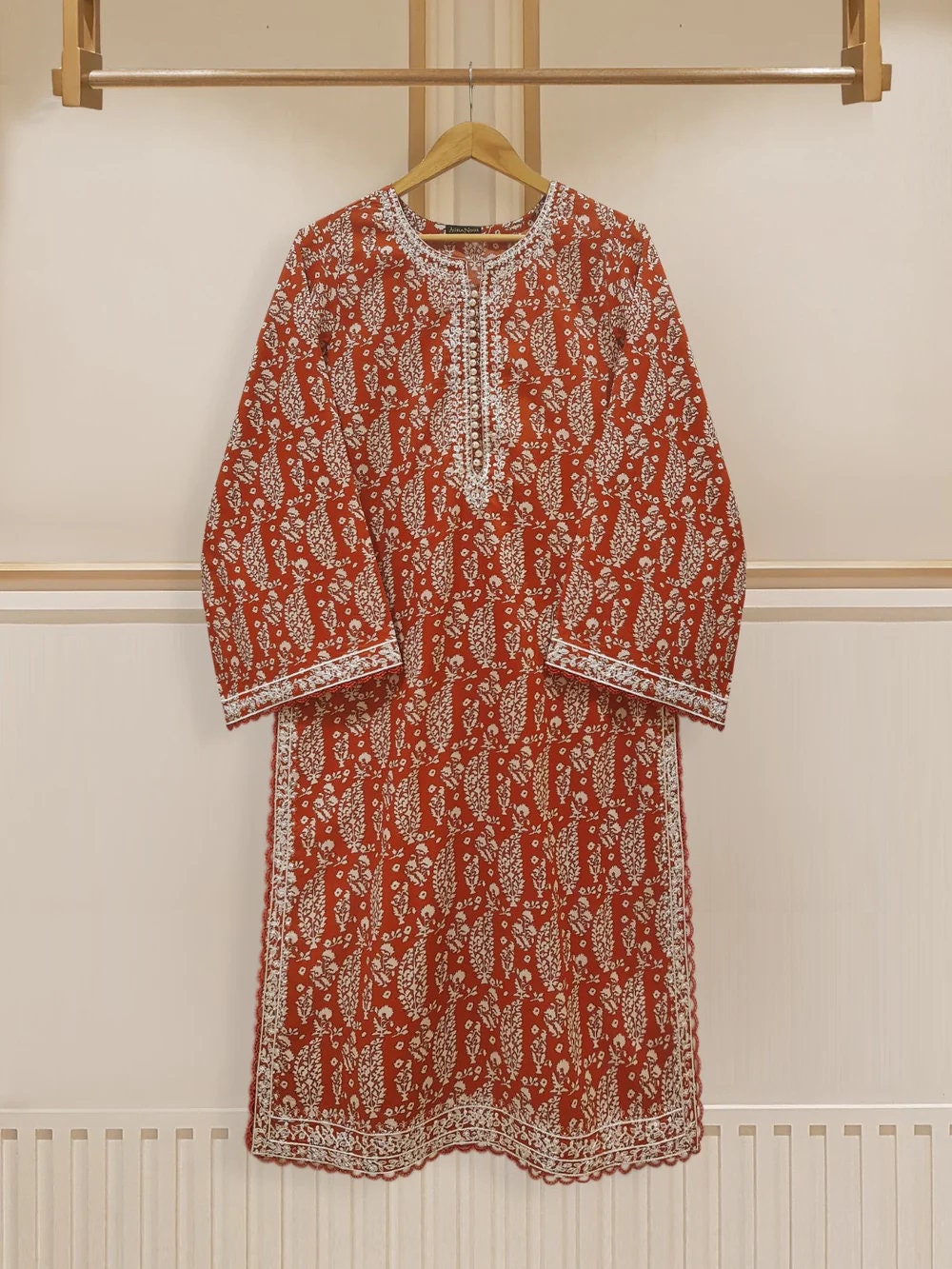 Agha Noor Original 2 Piece Lawn Embroidered