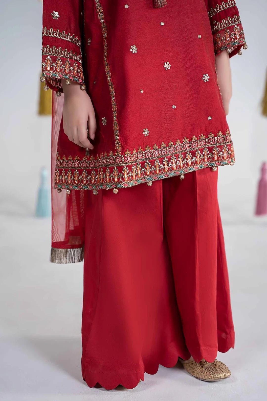 Maria B Kids Collection Embroidered Dress Ready To Wear