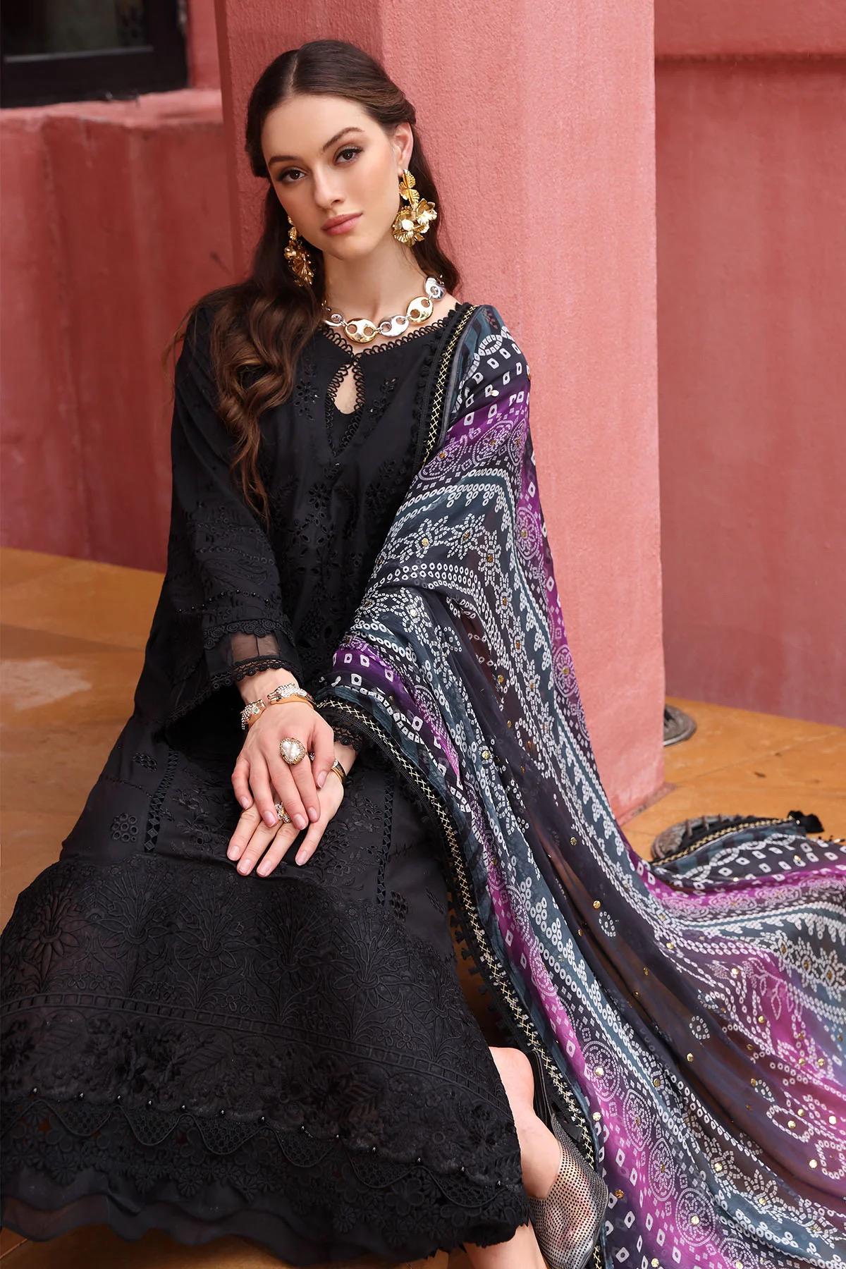 Nureh Embroidered Chikankari Dress