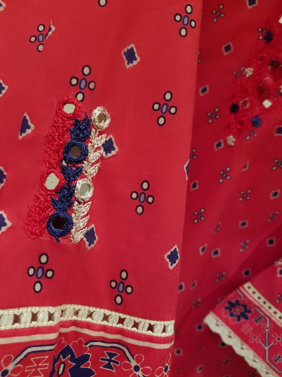 Agha Noor Original 2 Piece Lawn Embroidered