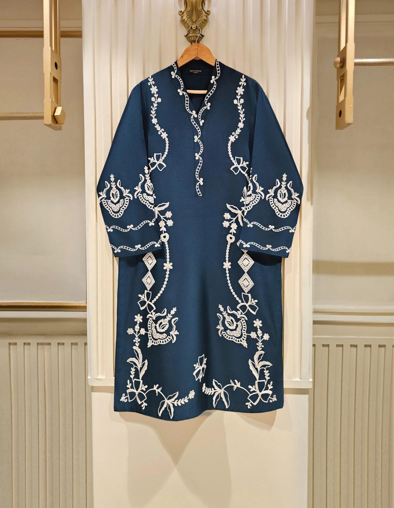 Agha Noor Dress Original 3 Piece Pure Silk Net