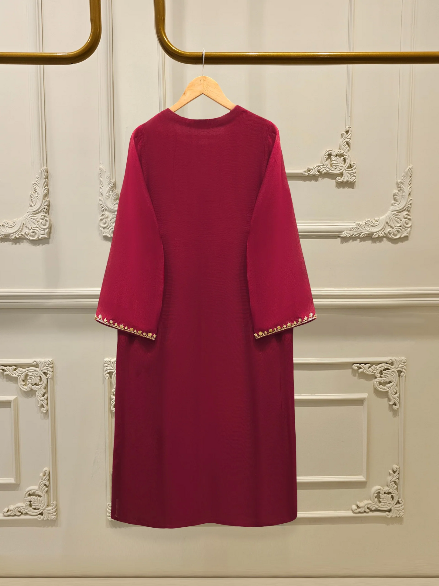 Agha Noor 3 Piece - Pure Embroidered Cotton Net Suit S112083