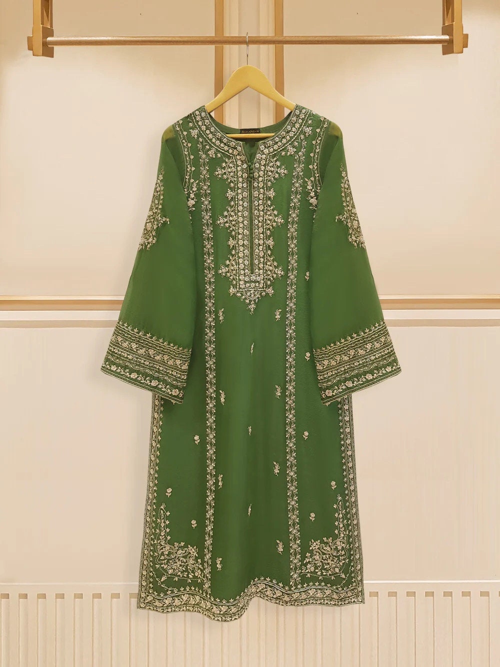 Agha Noor Dress Original Pure 3 Piece Chiffon Embroidered