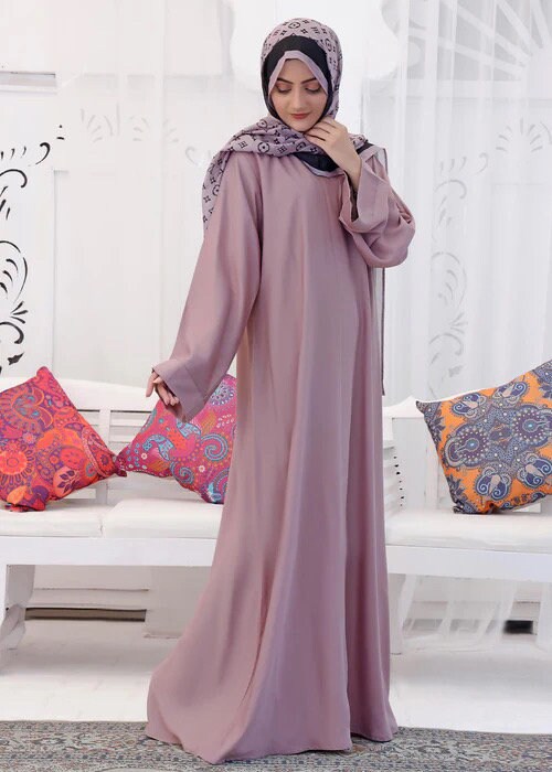 Abaya Women Modest Wear Purple