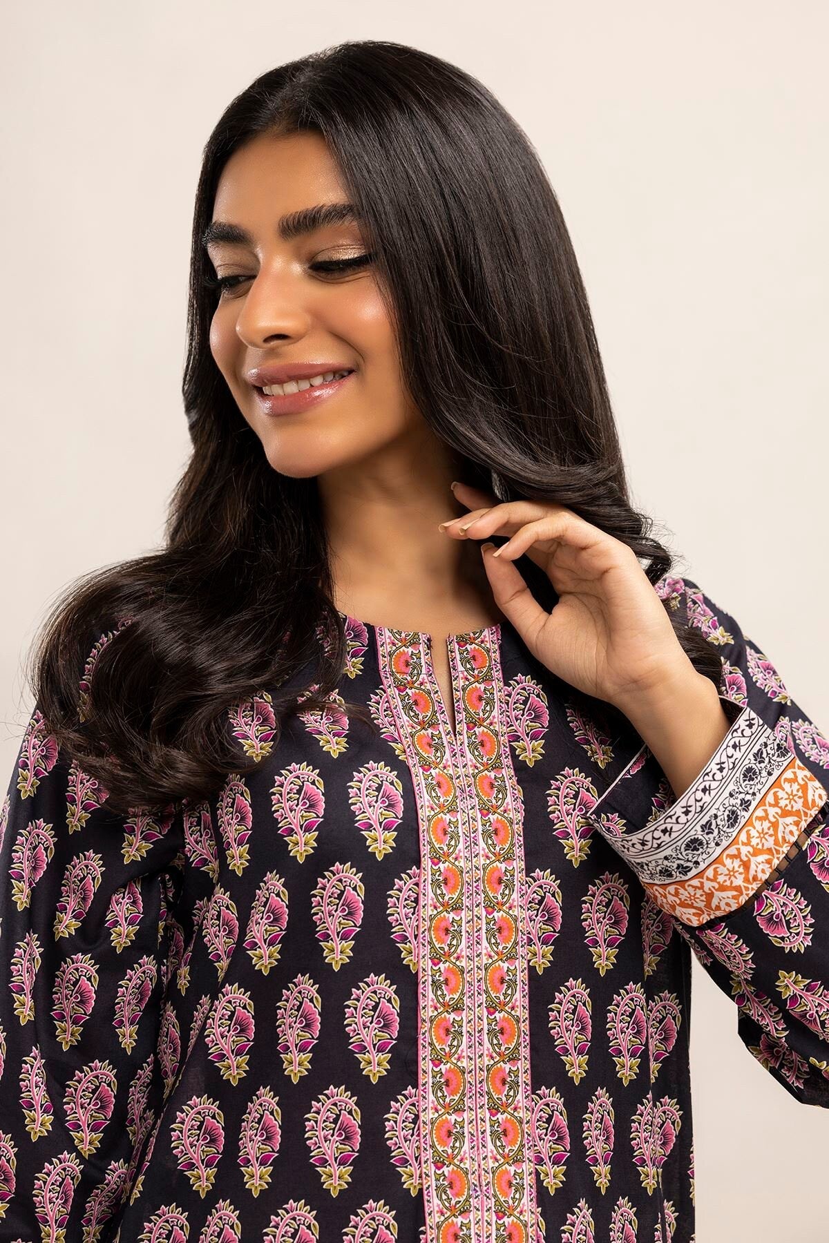 Khaadi Brand Original Cotton Printed Shirt & Pant
