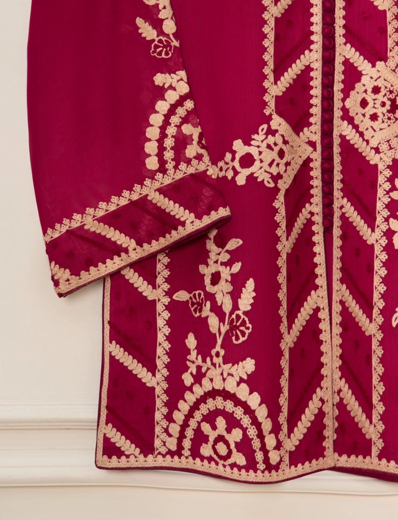 Agha Noor Dress Original 3 Piece Farshi Shalwar Cotton Net Embroidered Dress