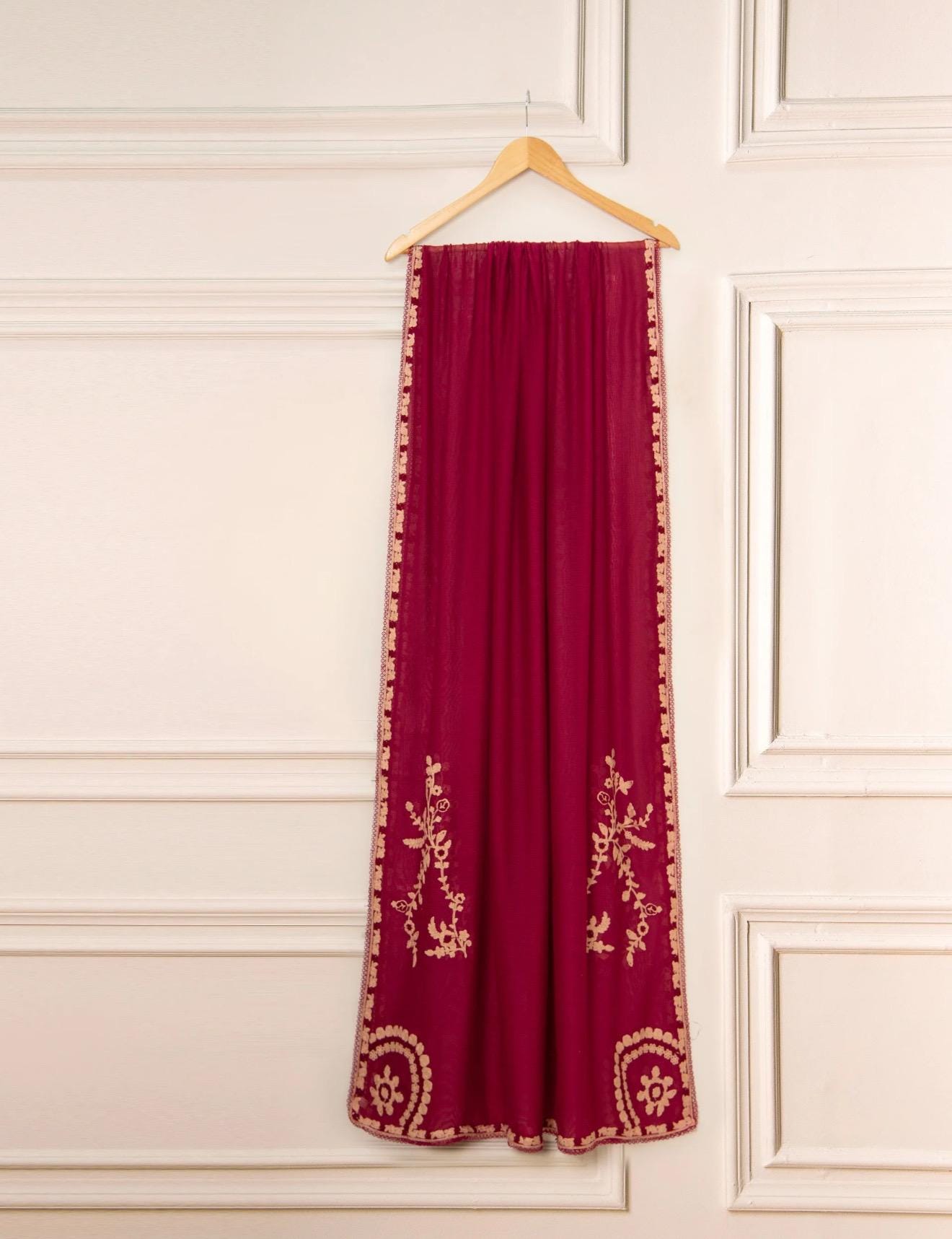 Agha Noor Dress Original 3 Piece Farshi Shalwar Cotton Net Embroidered Dress