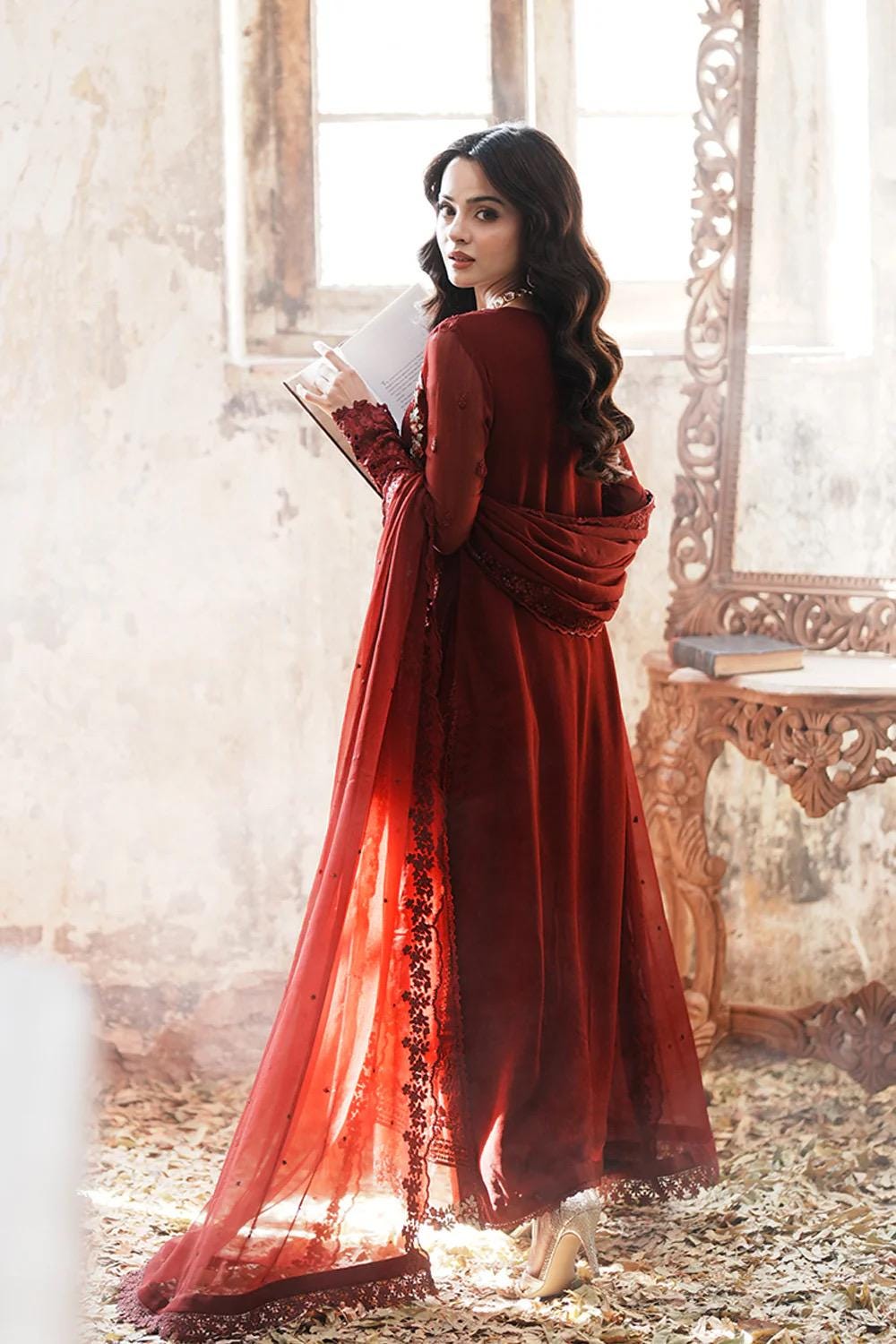 Azure Brand Original Chiffon Embroidered Dress Ensembles Collection 2025 Pakistani Designer Wear