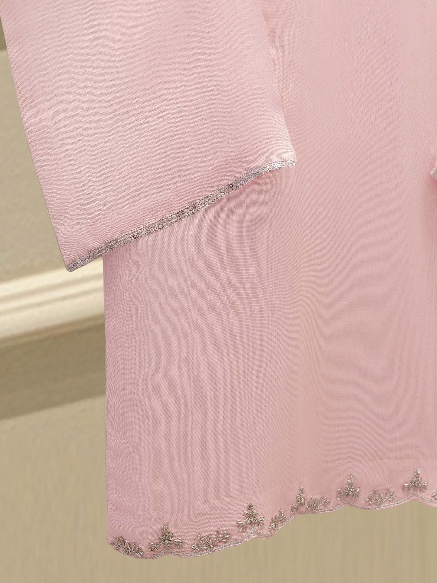 Agha Noor 3 Piece - Pure Embroidered Cotton Net Suit S111909