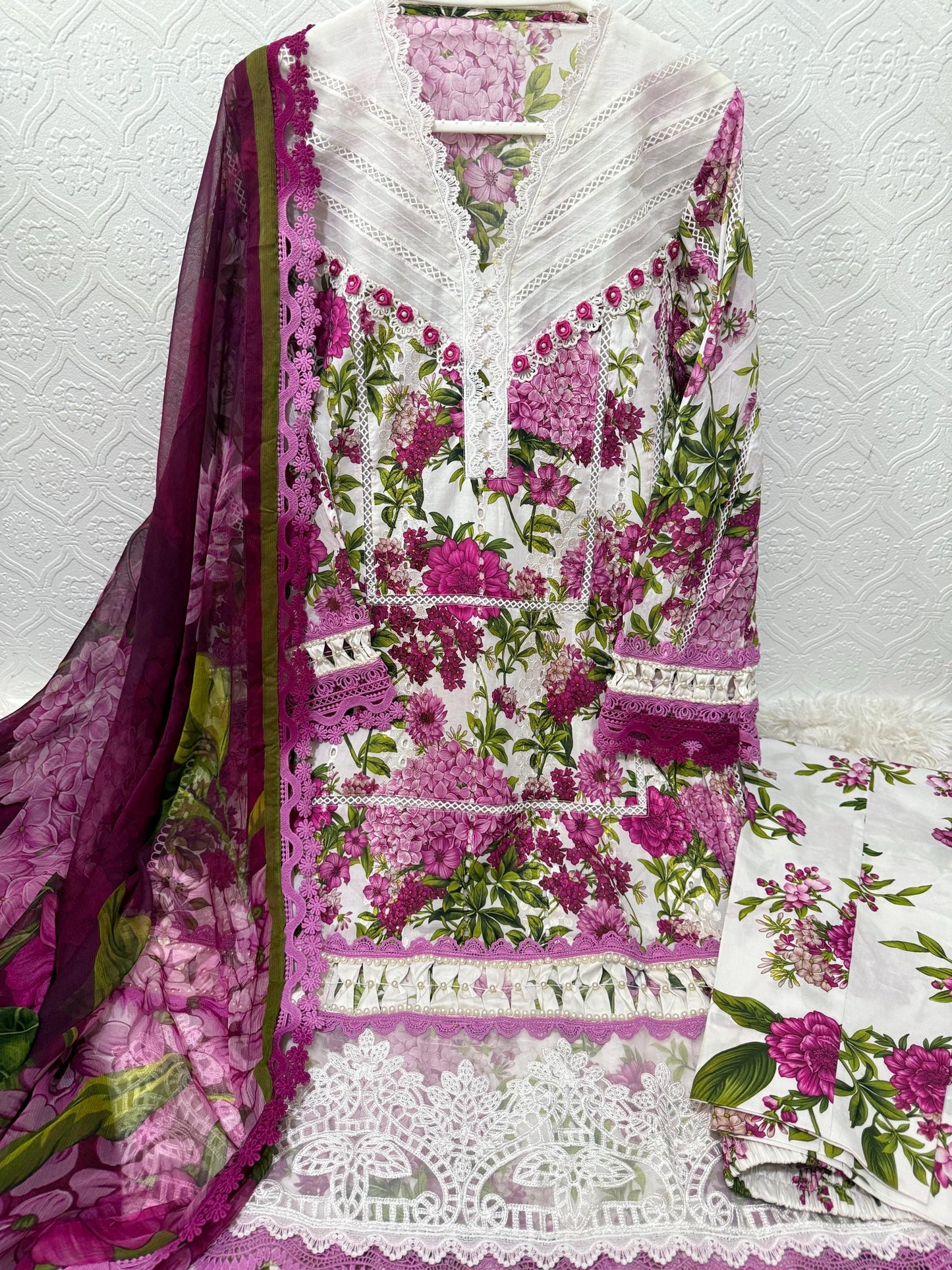 Maria B Embroidered M Prints Dress