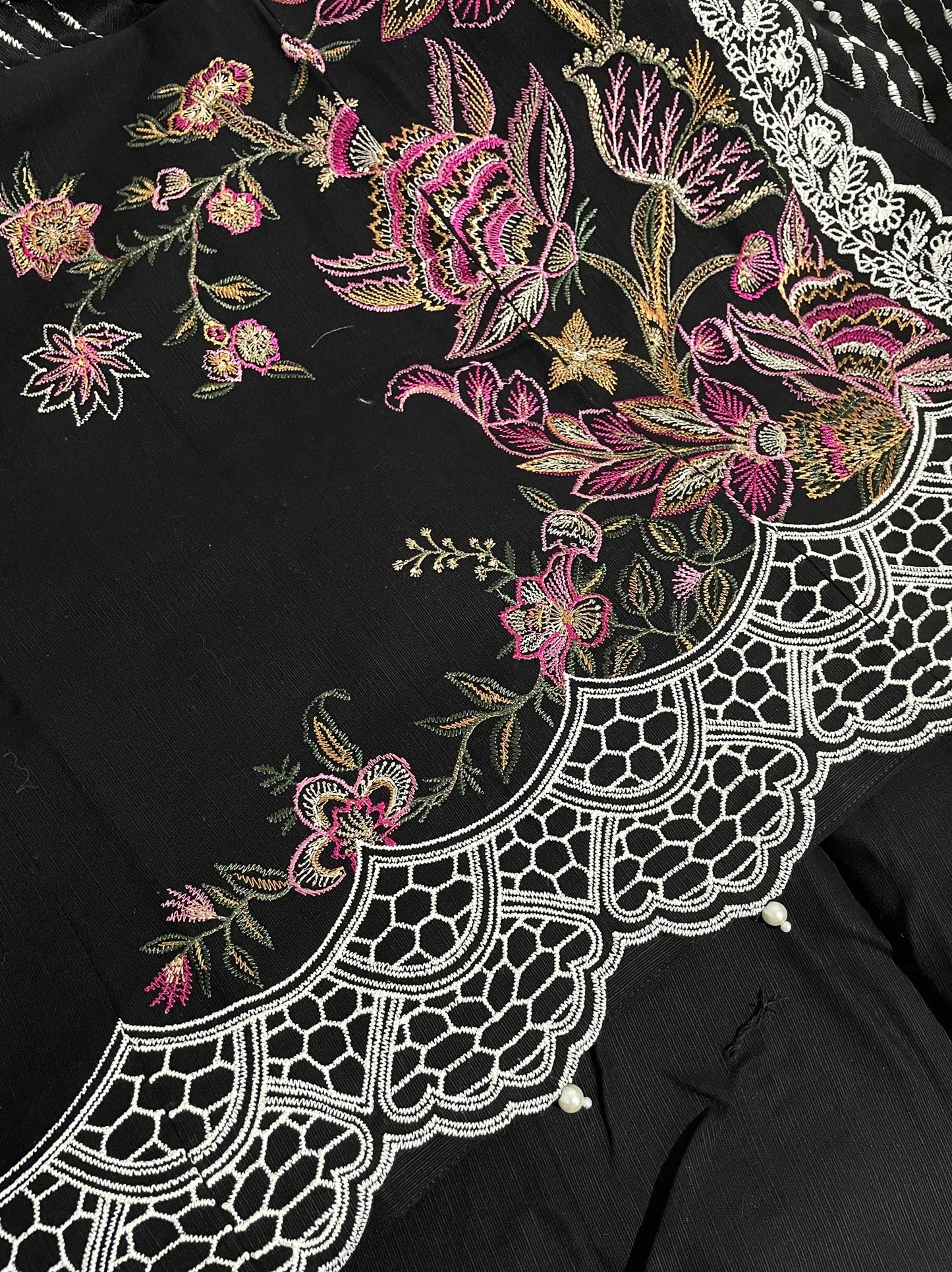 Sana Safinaz Original Muzlin'24 Collection Wear 3 Piece Khaddar Dress