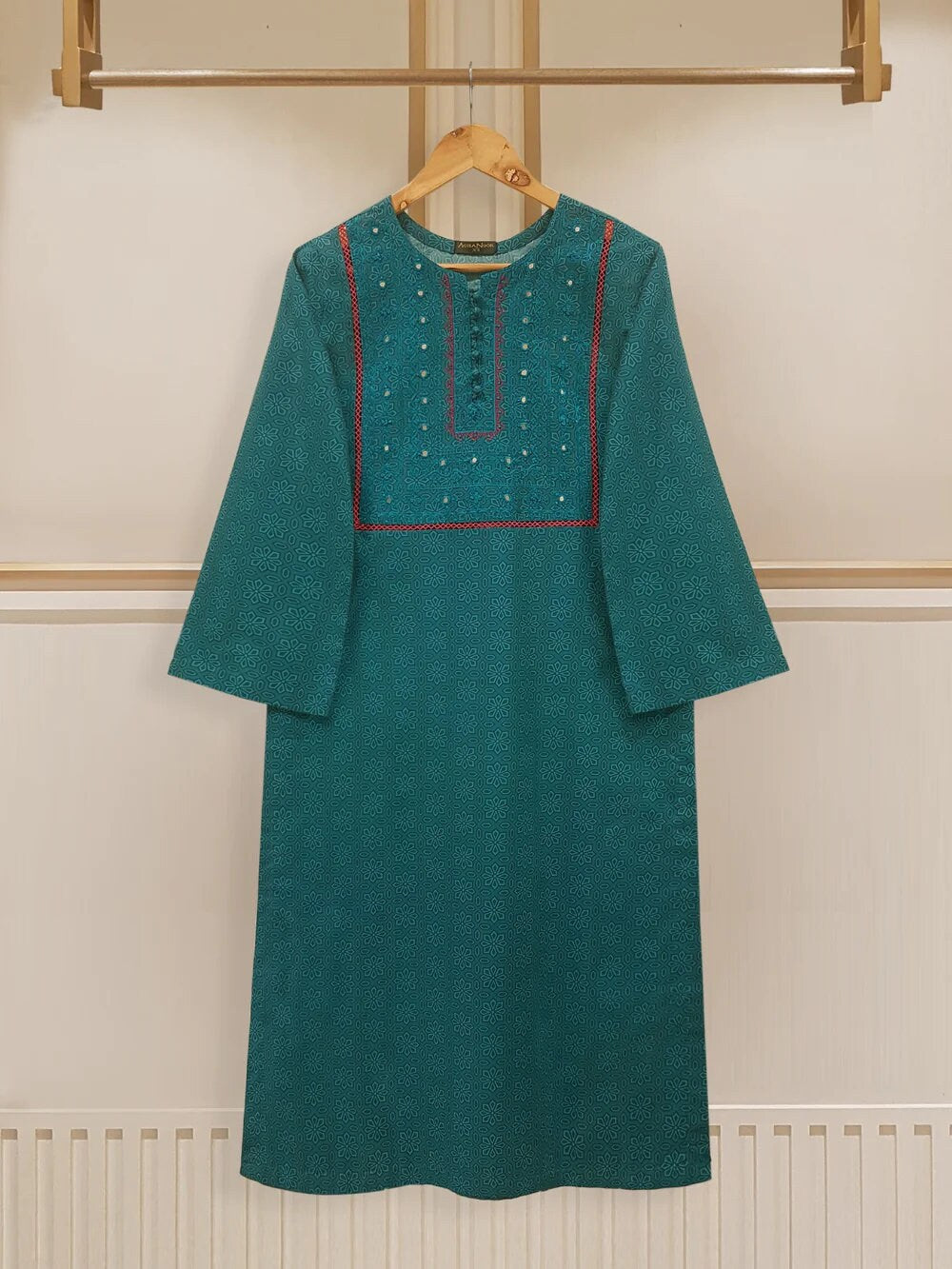 Agha Noor 2 Piece Lawn Shirt & Dupatta