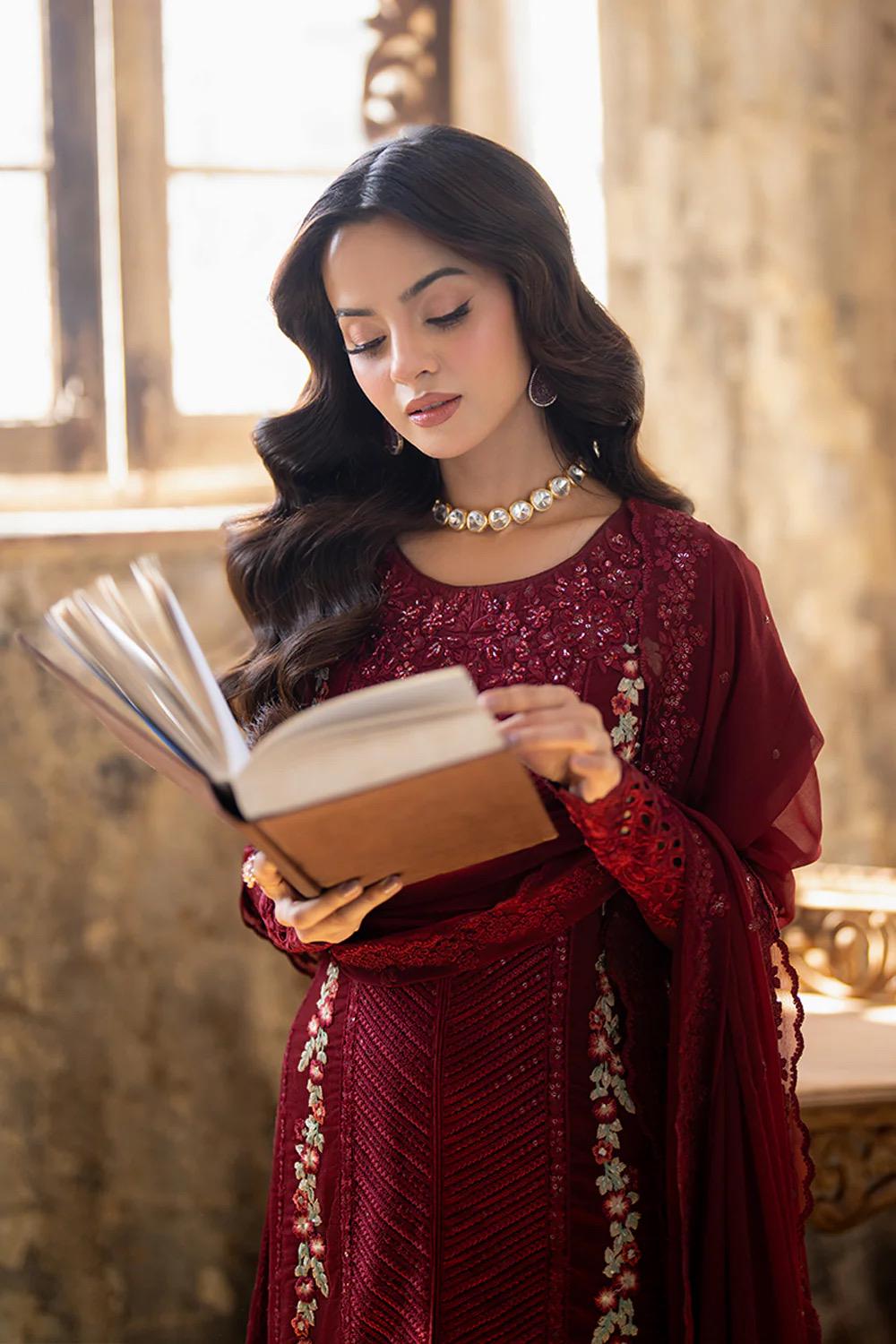 Azure Brand Original Chiffon Embroidered Dress Ensembles Collection 2025 Pakistani Designer Wear