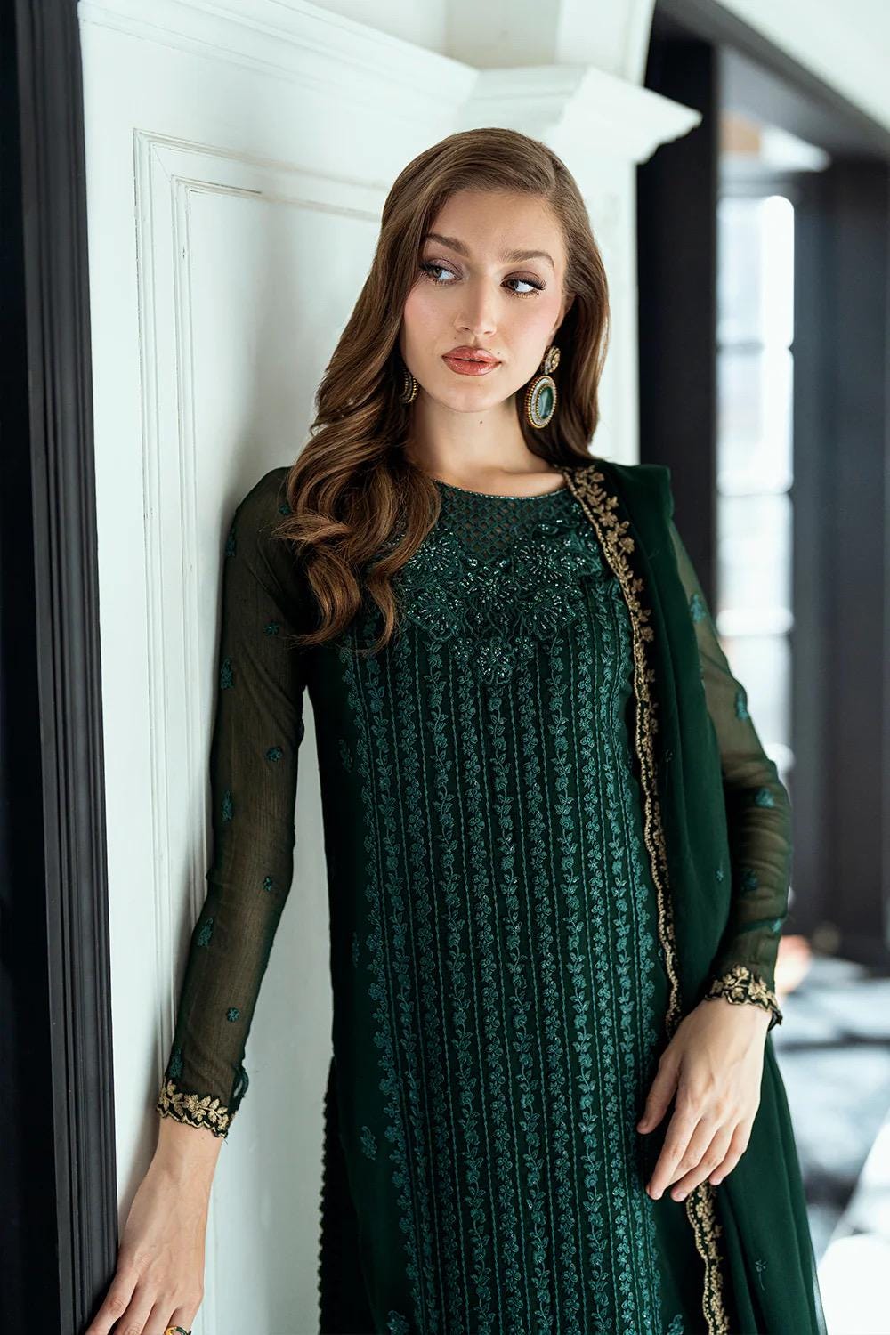 Azure Chiffon Embroidered Latest Collection 2025