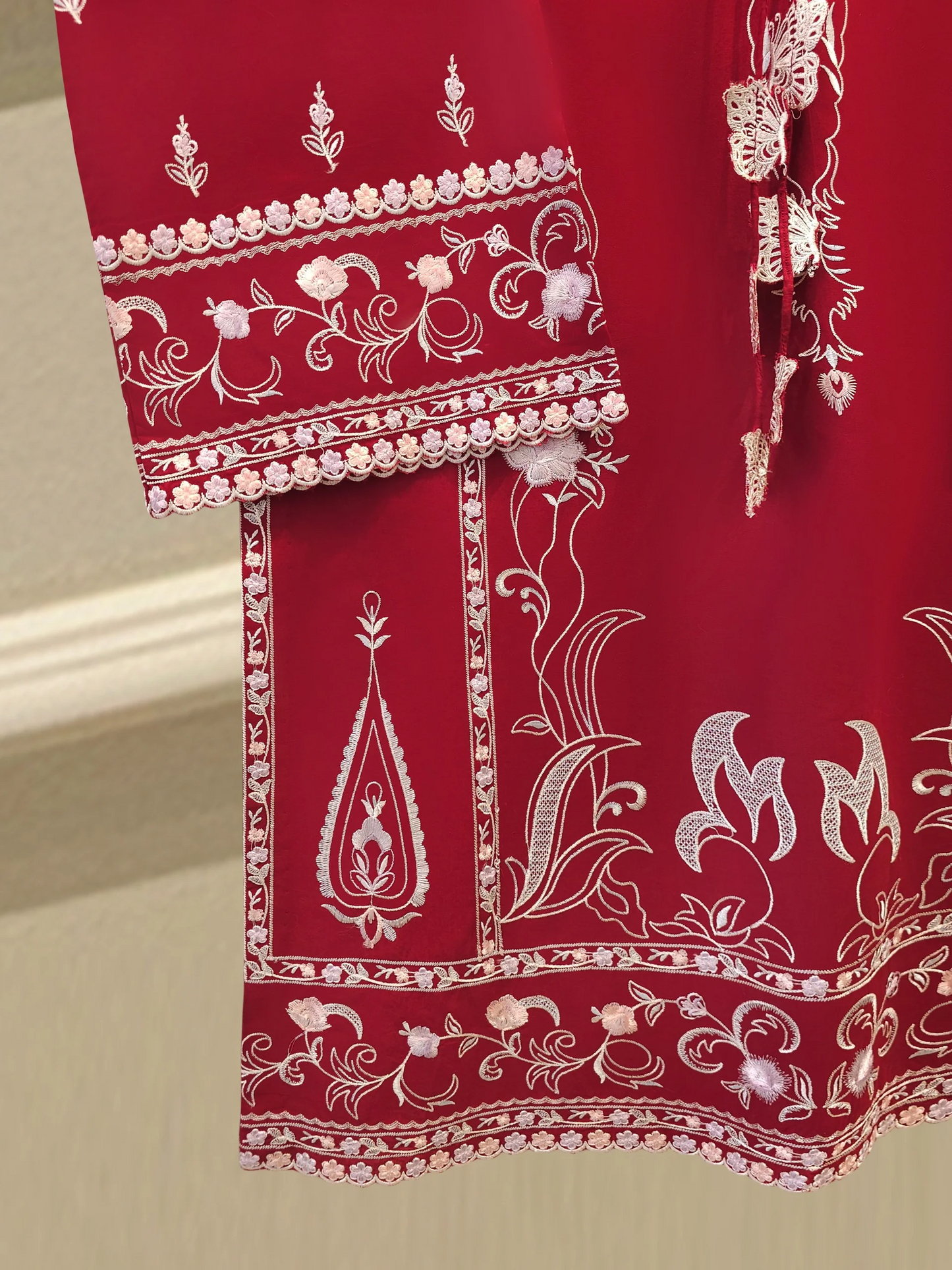 Agha Noor 2 Piece - Embroidered Cambic Suit S112315