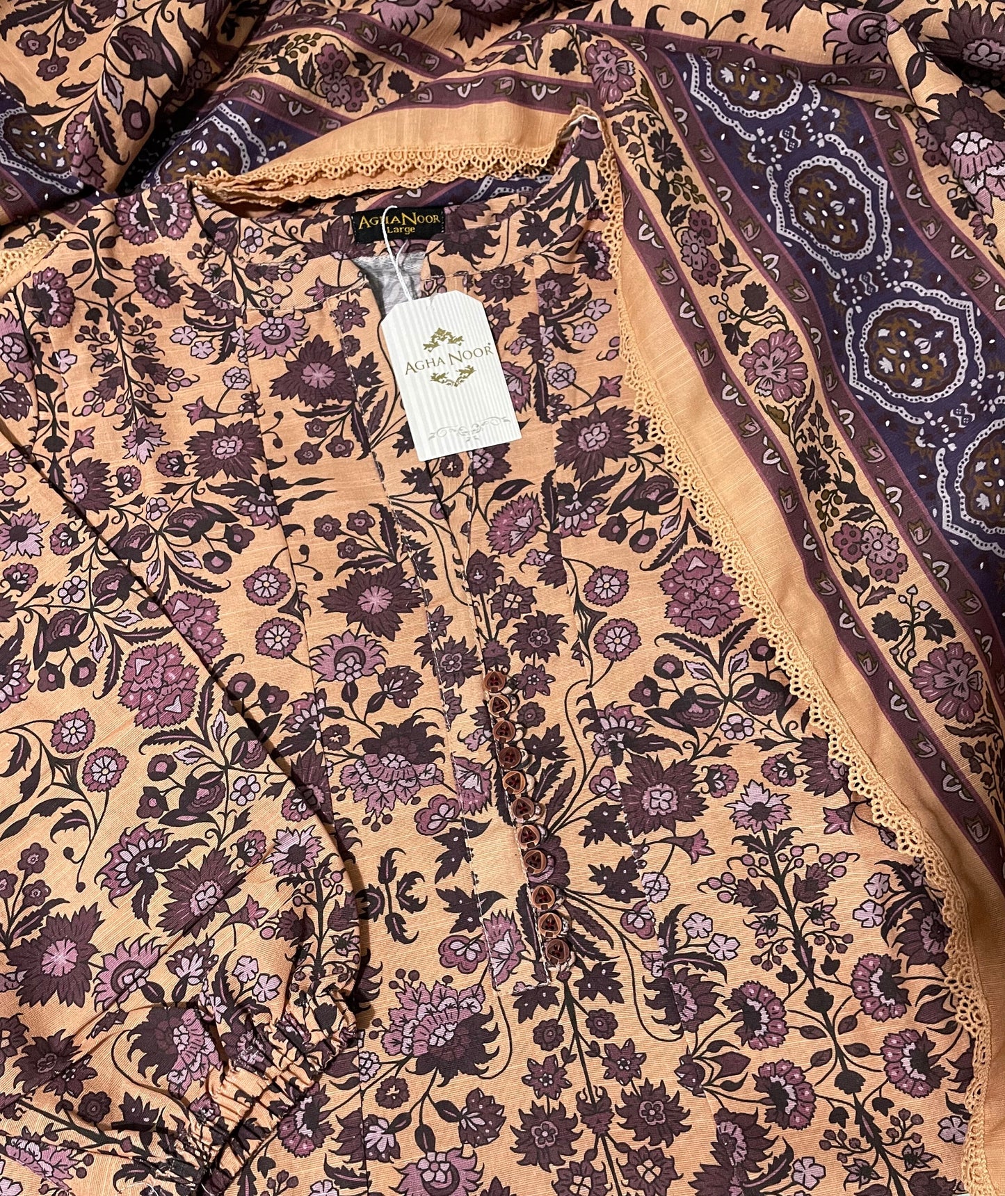 Agha Noor Winter Collection Khaddar 2 Piece
