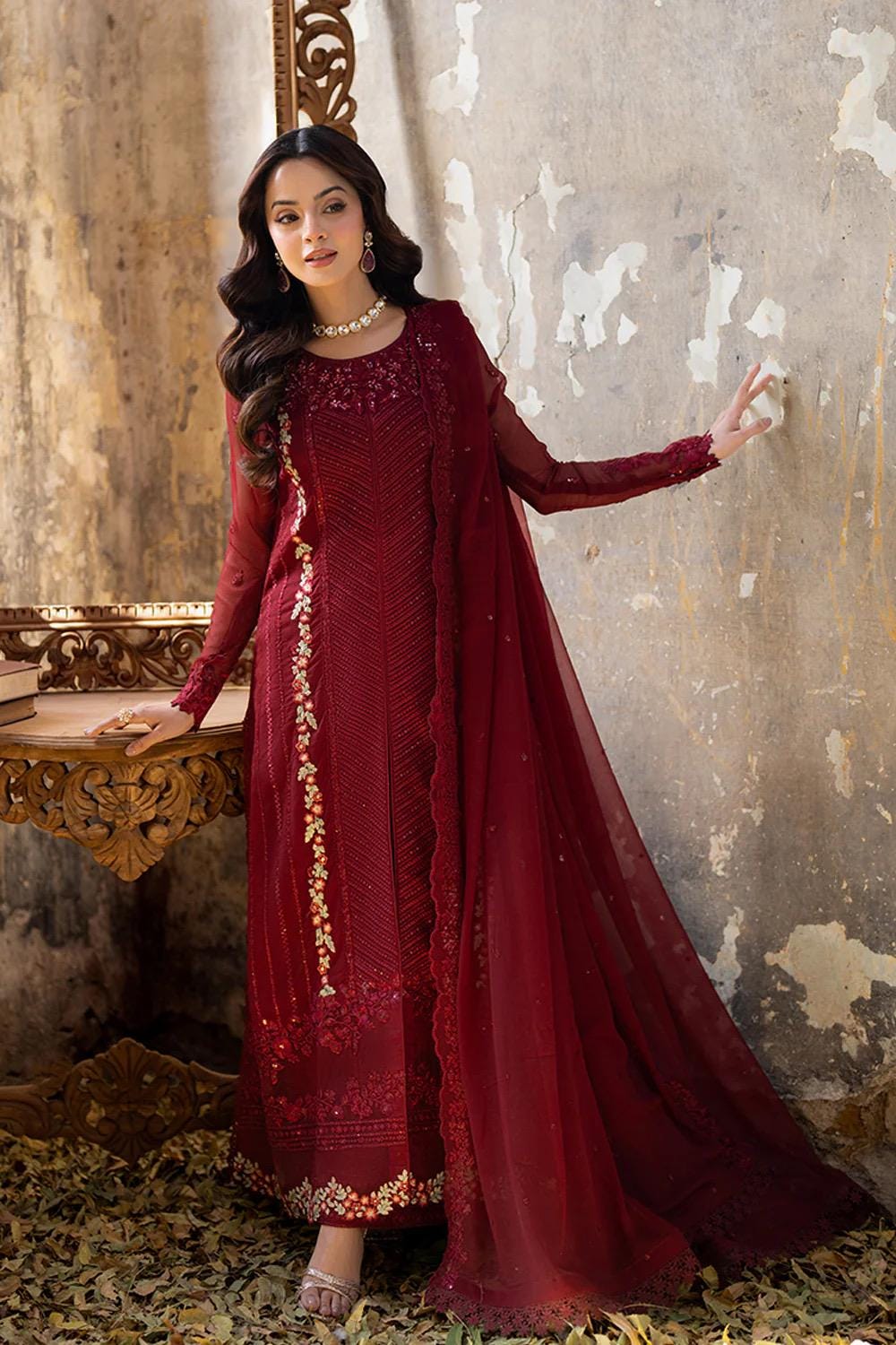 Azure Brand Original Chiffon Embroidered Dress Ensembles Collection 2025 Pakistani Designer Wear