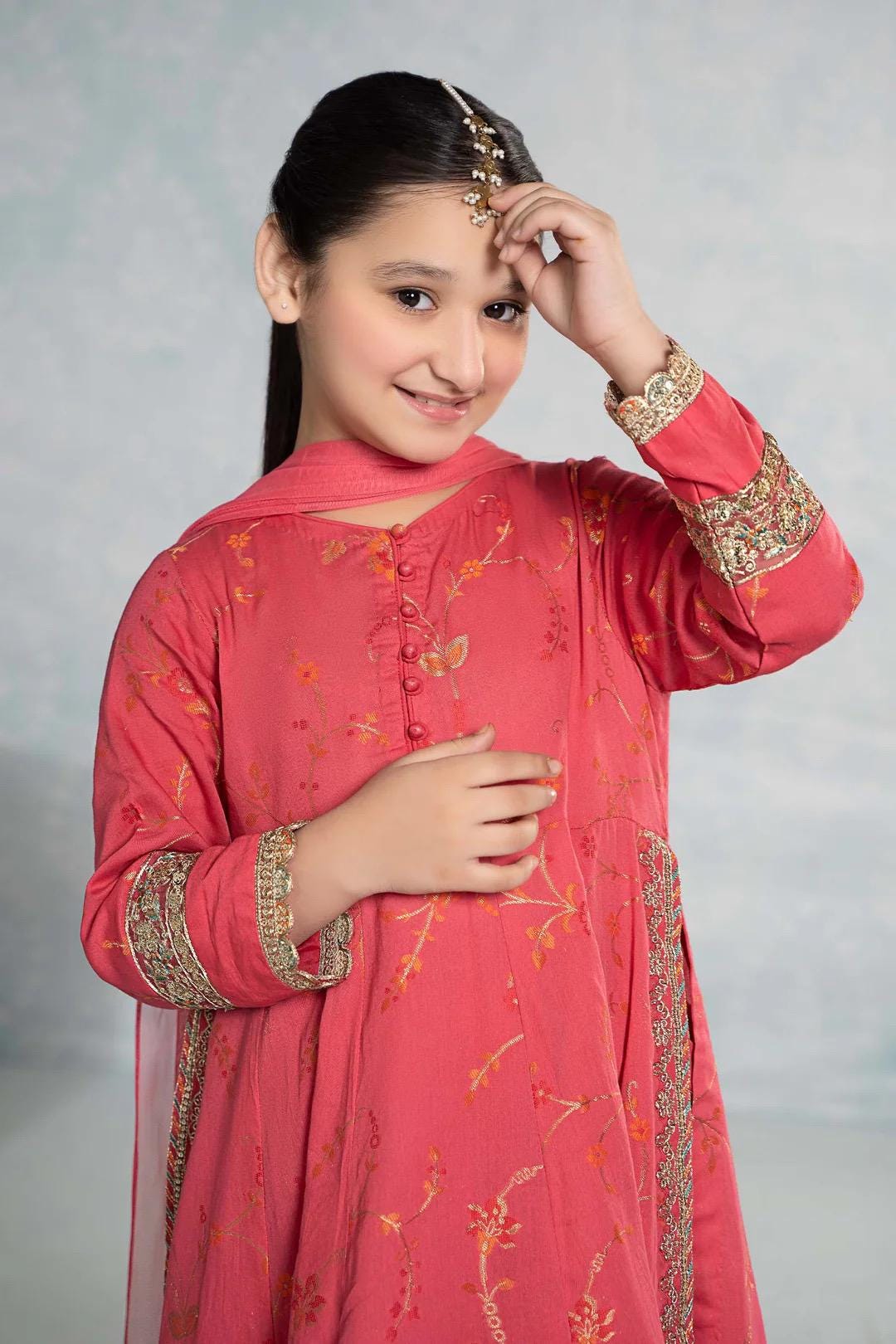 Maria B Kids Collection Embroidered Dress Ready To Wear