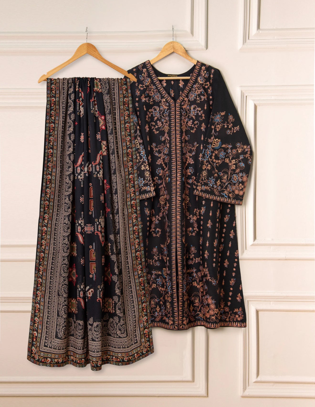 Agha Noor Lawn Embroidered Dress