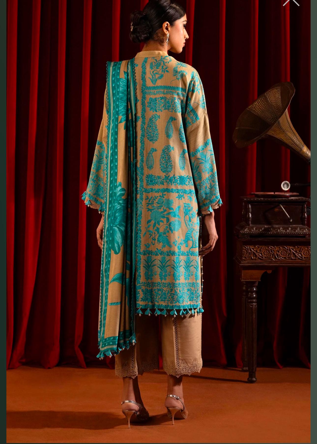 Sana Safinaz Original Muzlin'24 Collection Wear 3 Piece Khaddar