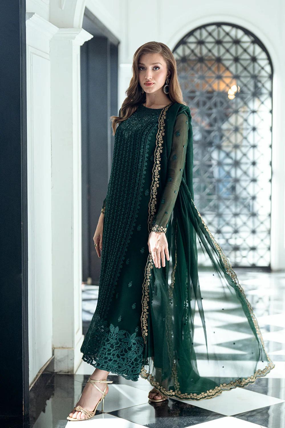 Azure Chiffon Embroidered Latest Collection 2025