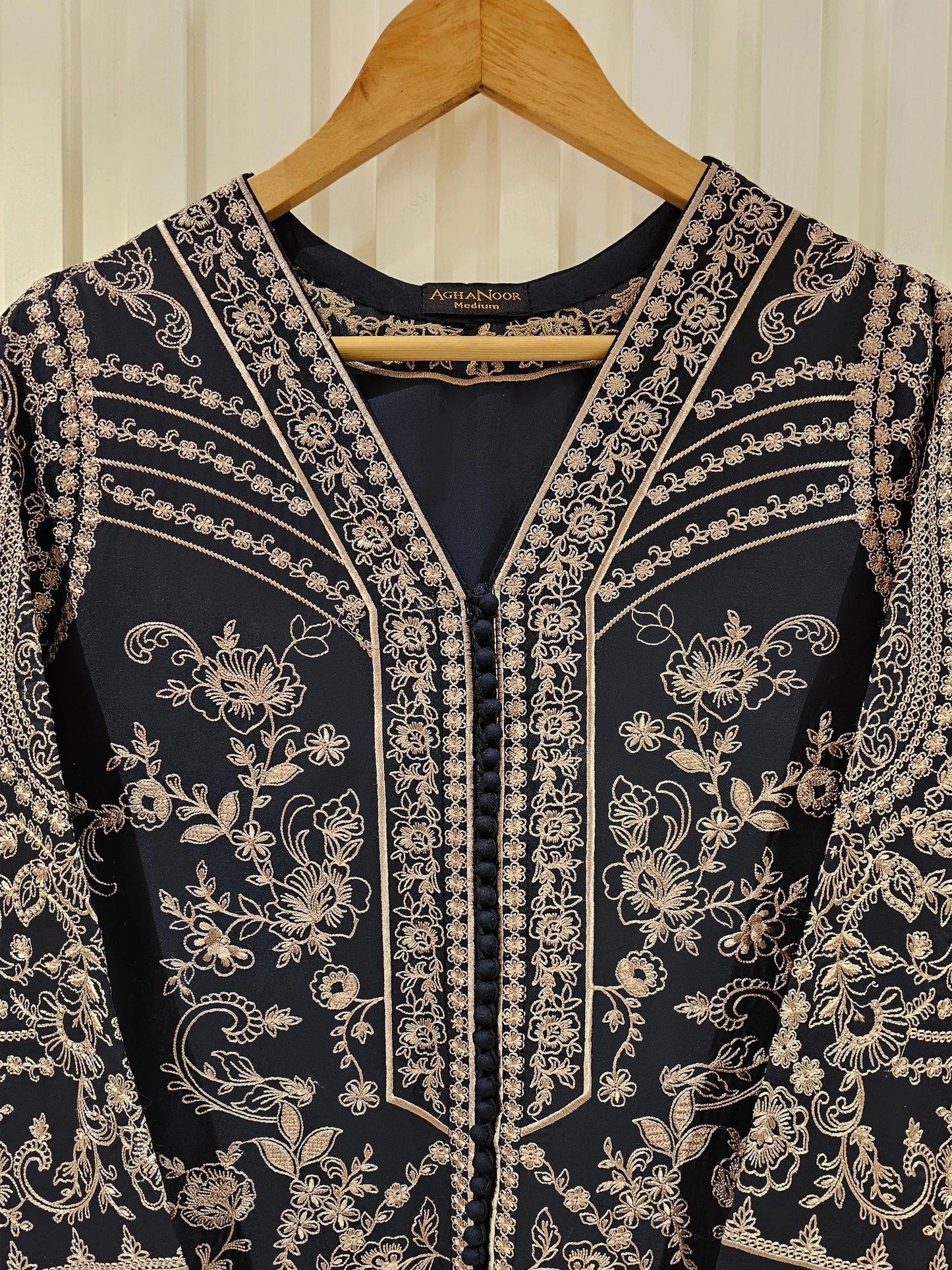 Agha Noor Lawn Embroidered Dress