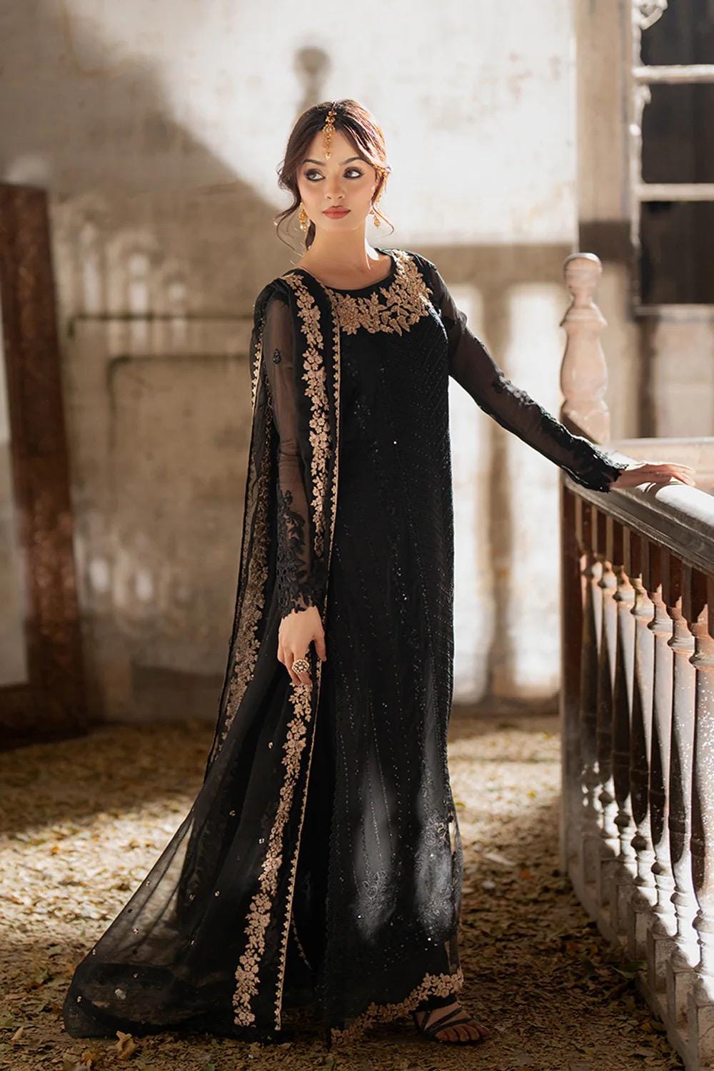 Azure Ensembles Collection Chiffon Dress