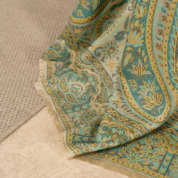 Self Jacquard Shawl Winter Wear