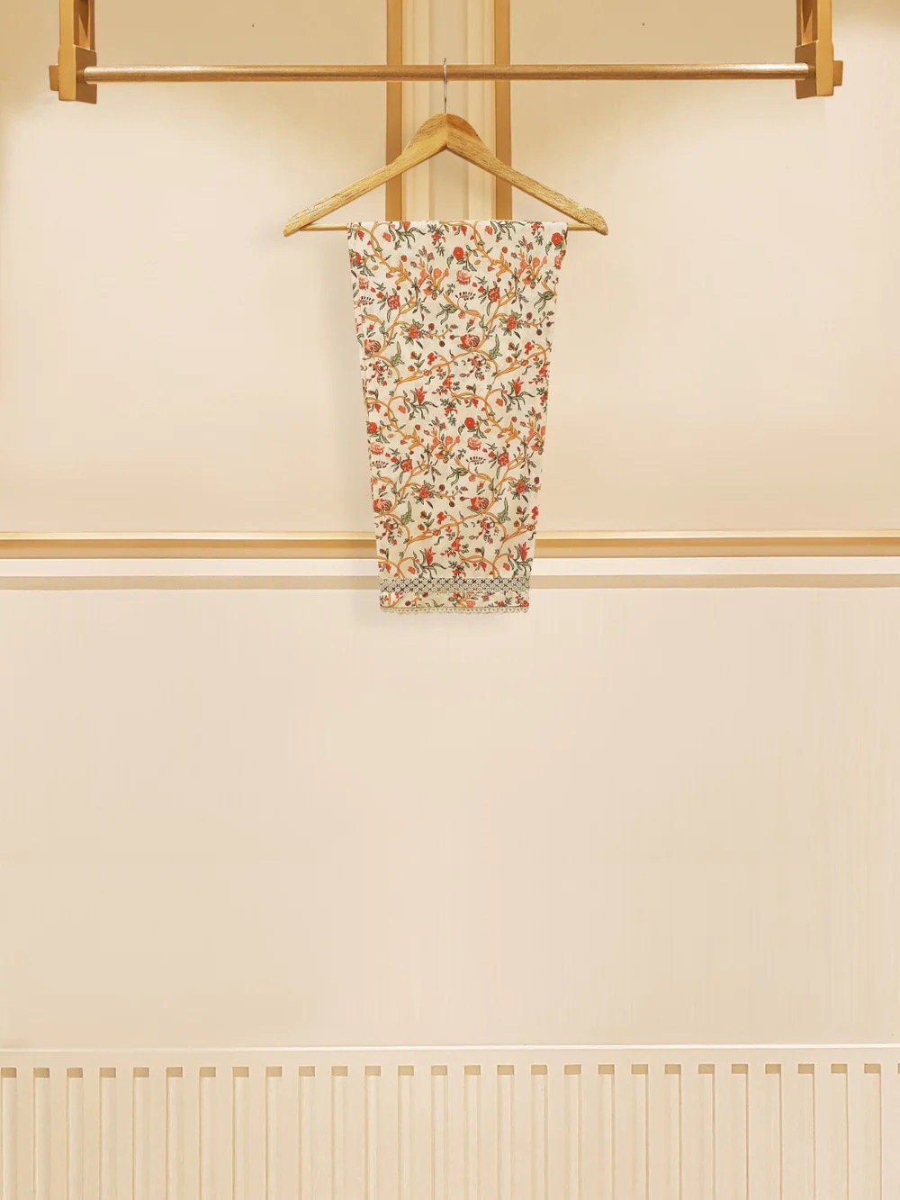 Agha Noor Original 3 Piece Cambric Cotton Dress