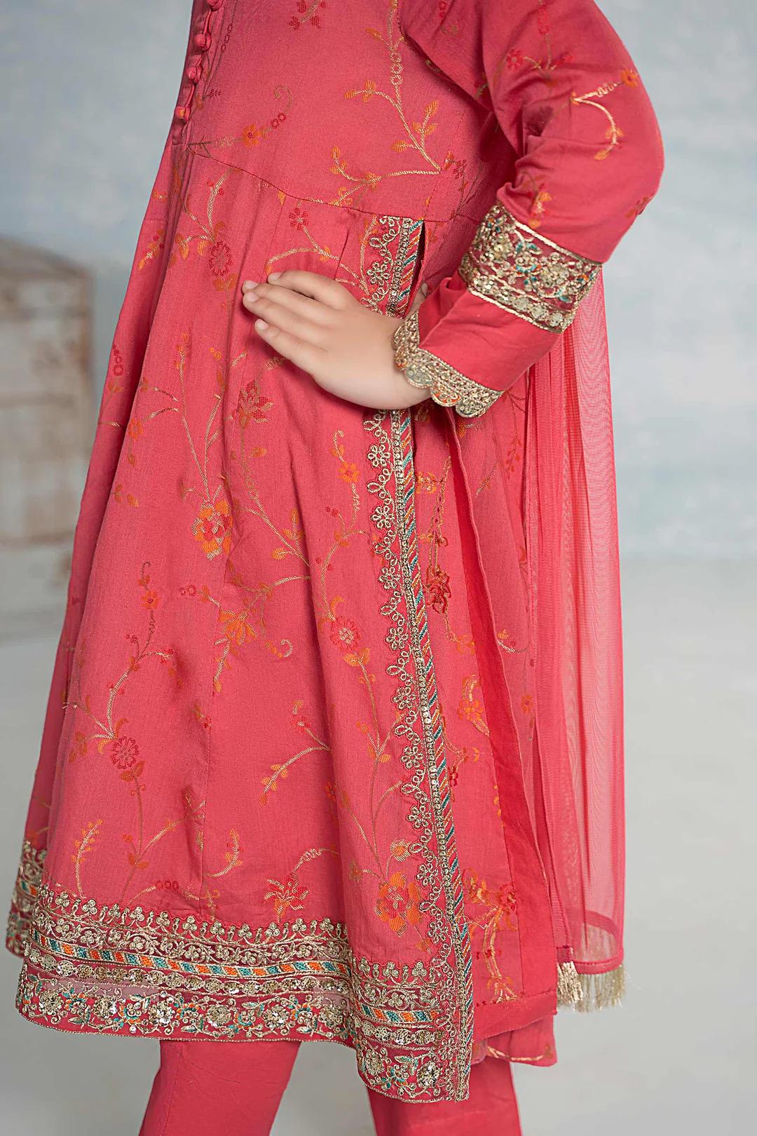 Maria B Kids Collection Embroidered Dress Ready To Wear