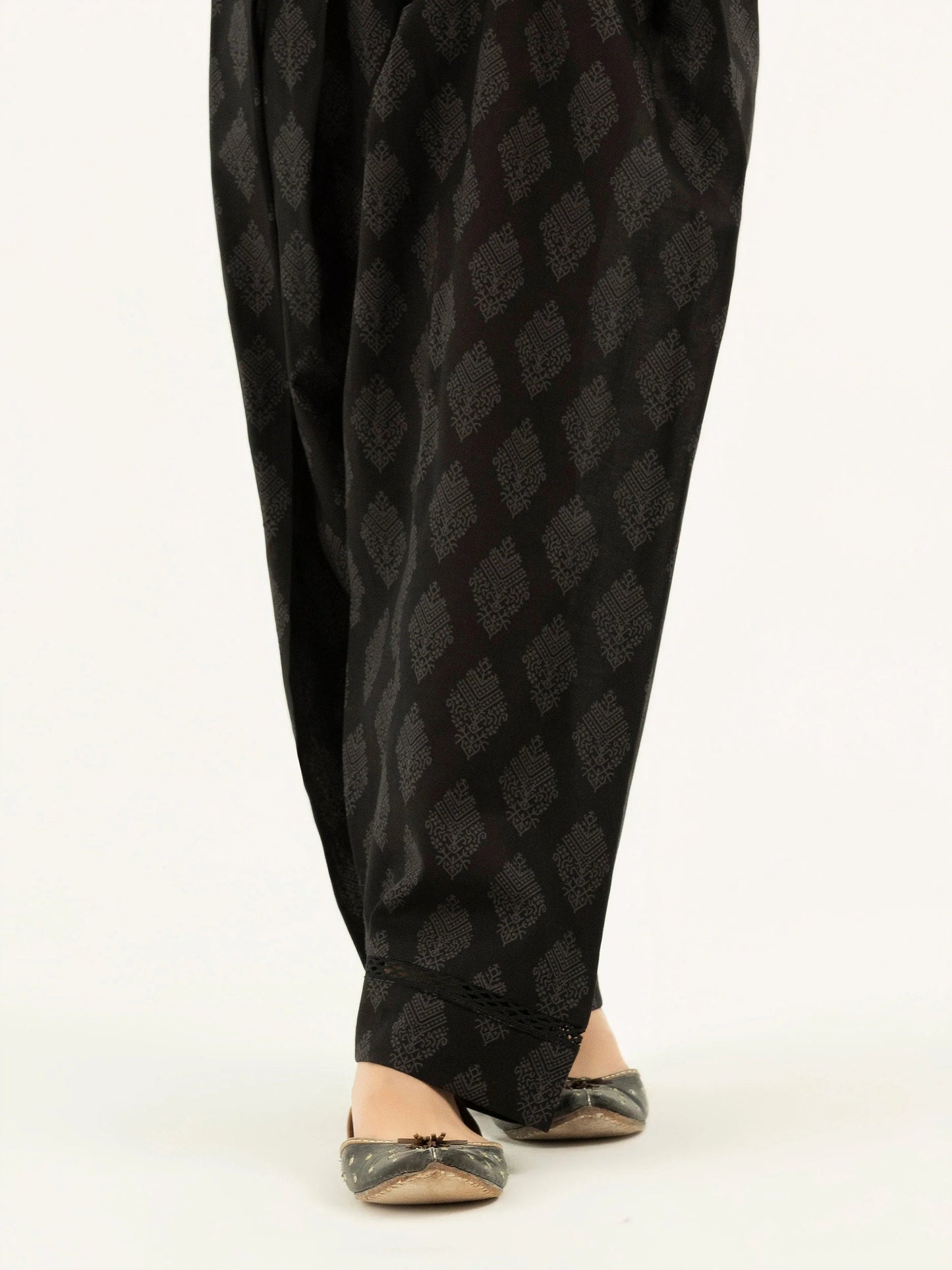 Cambric Cotton Shalwar Black