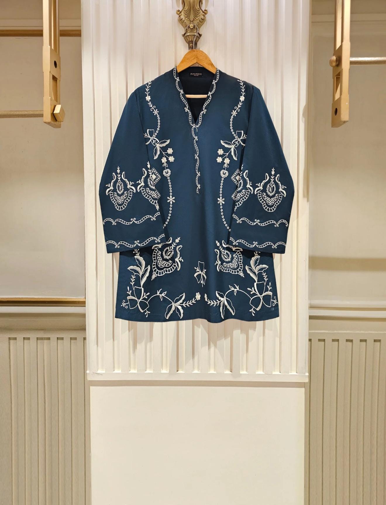 Agha Noor Lawn Embroidered Dress