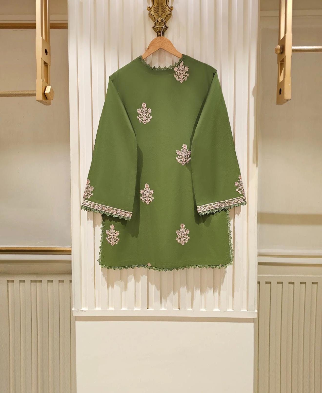 Agha Noor 2 Piece Lawn Embroidered Shirt & Shalwar Pant