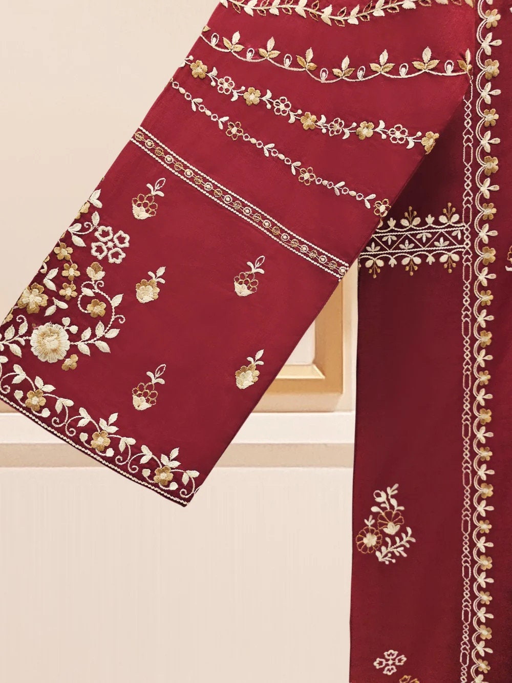 Agha Noor Original 3 Piece Lawn Embroidered