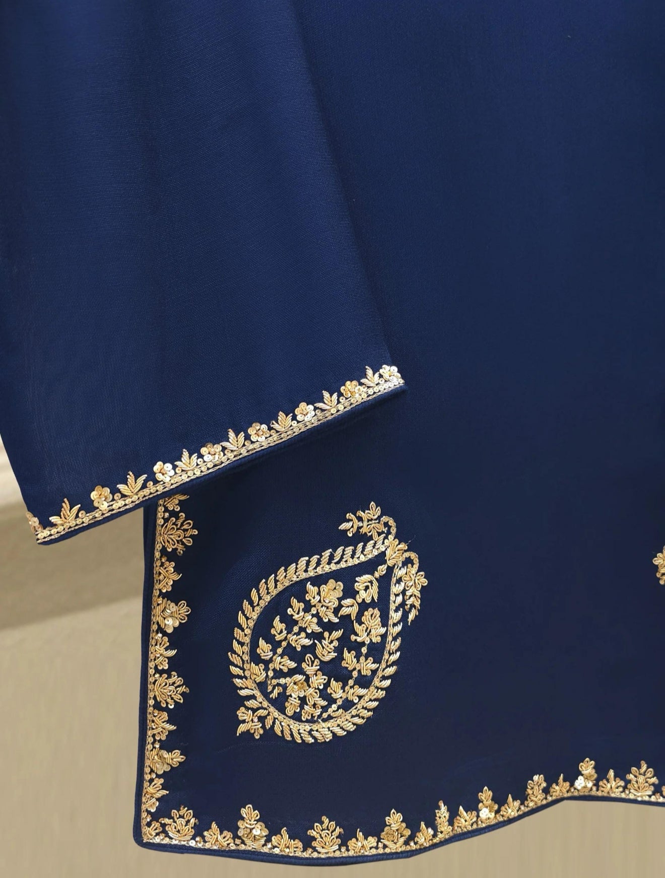 Agha Noor 3 Piece - Pure Embroidered Cotton Net Suit