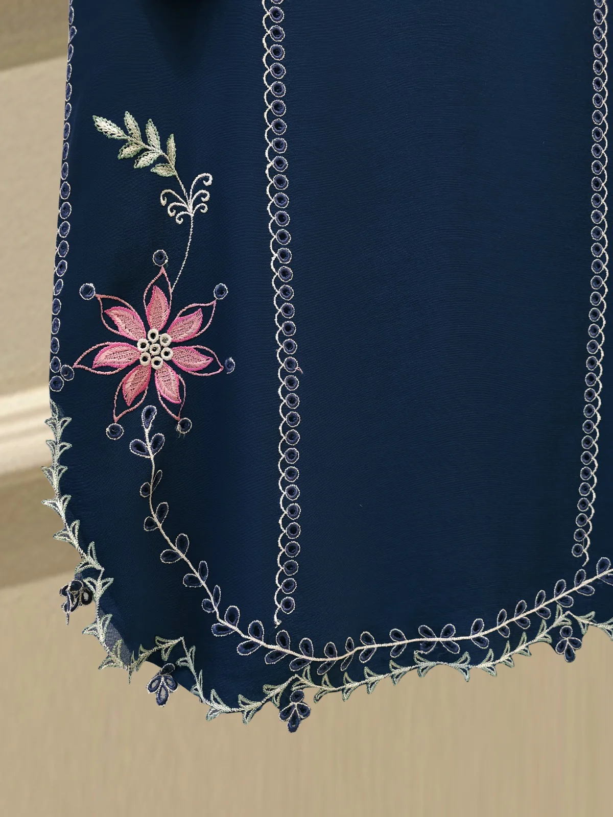 Agha Noor 3 Piece - Pure Embroidered Cotton Net Suit S112065