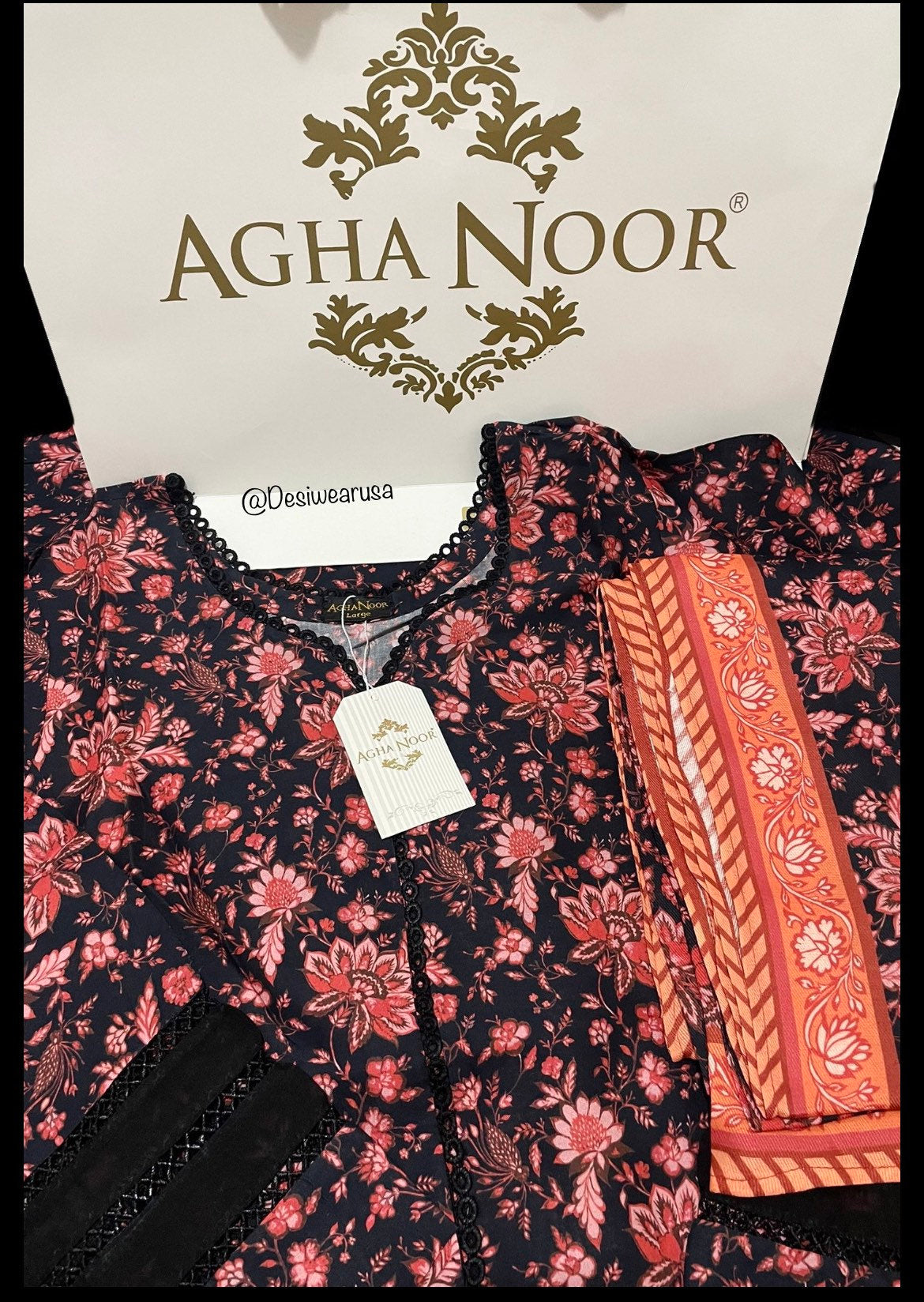 Agha Noor Original 2 Piece Pure Marina