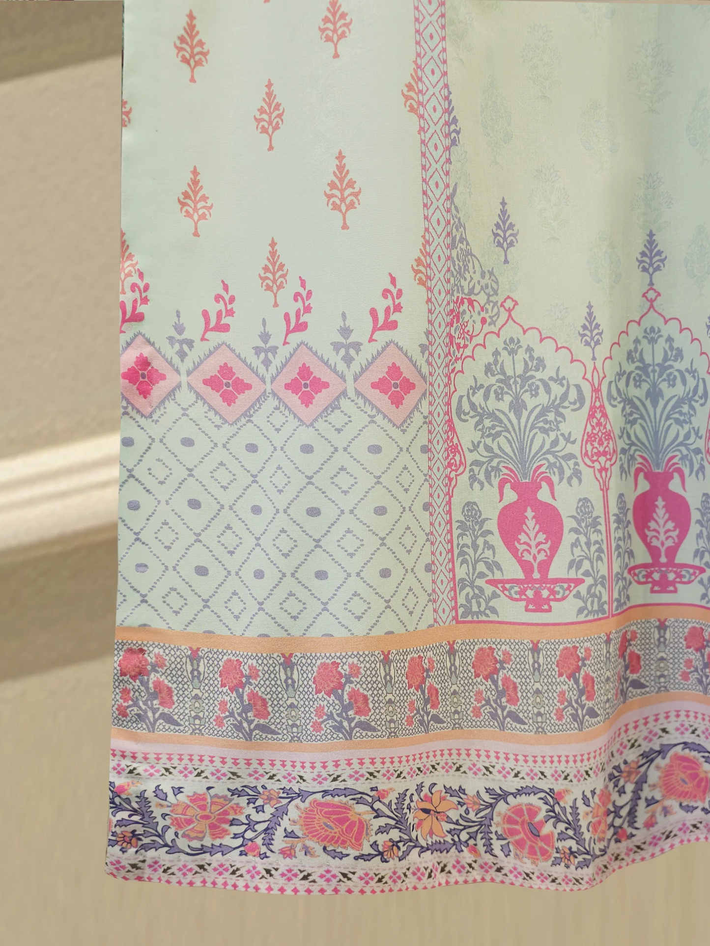 Agha Noor 3 Piece - Embroidered Lawn Suit S112098