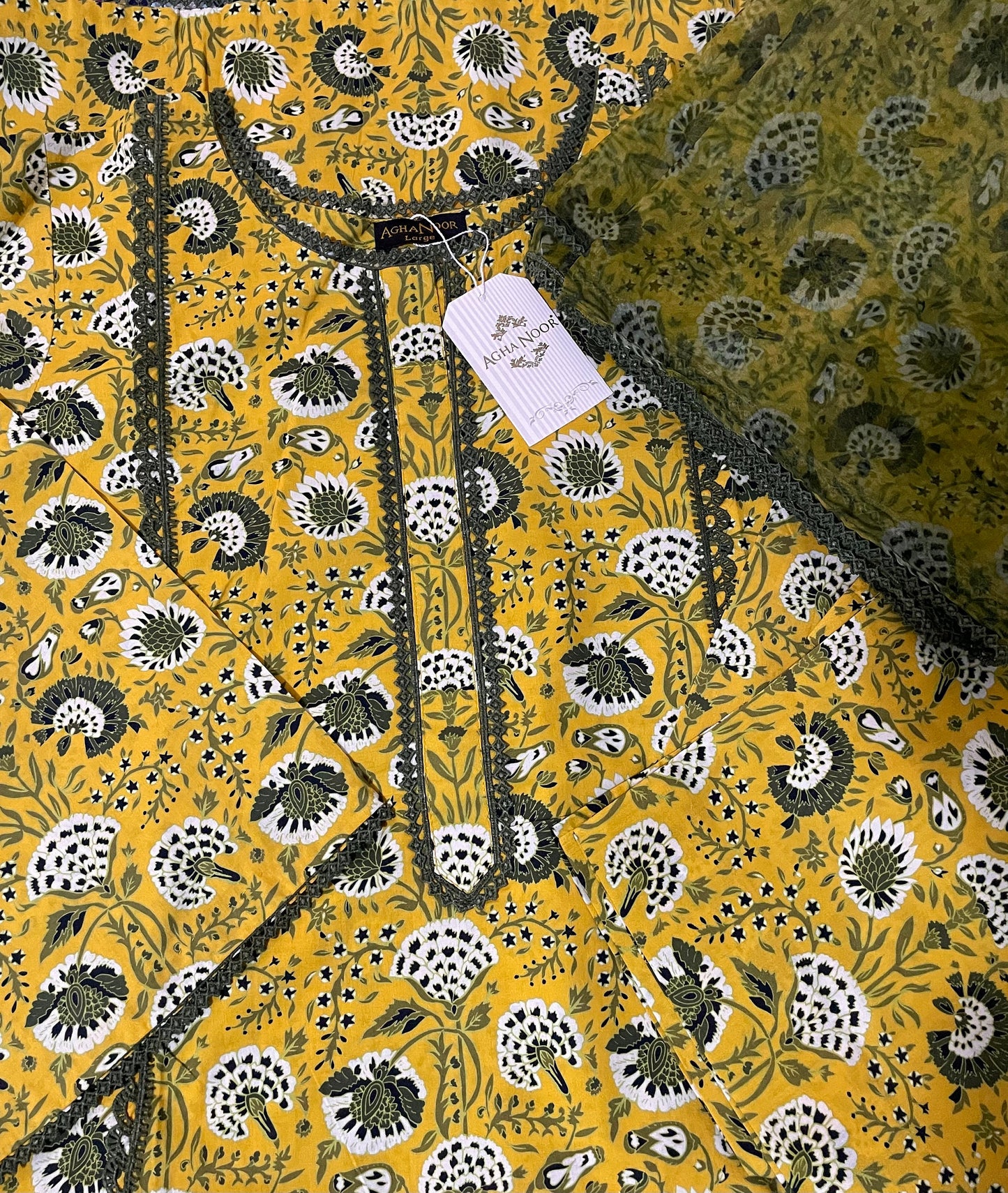 Agha Noor Original 3 Piece Lawn