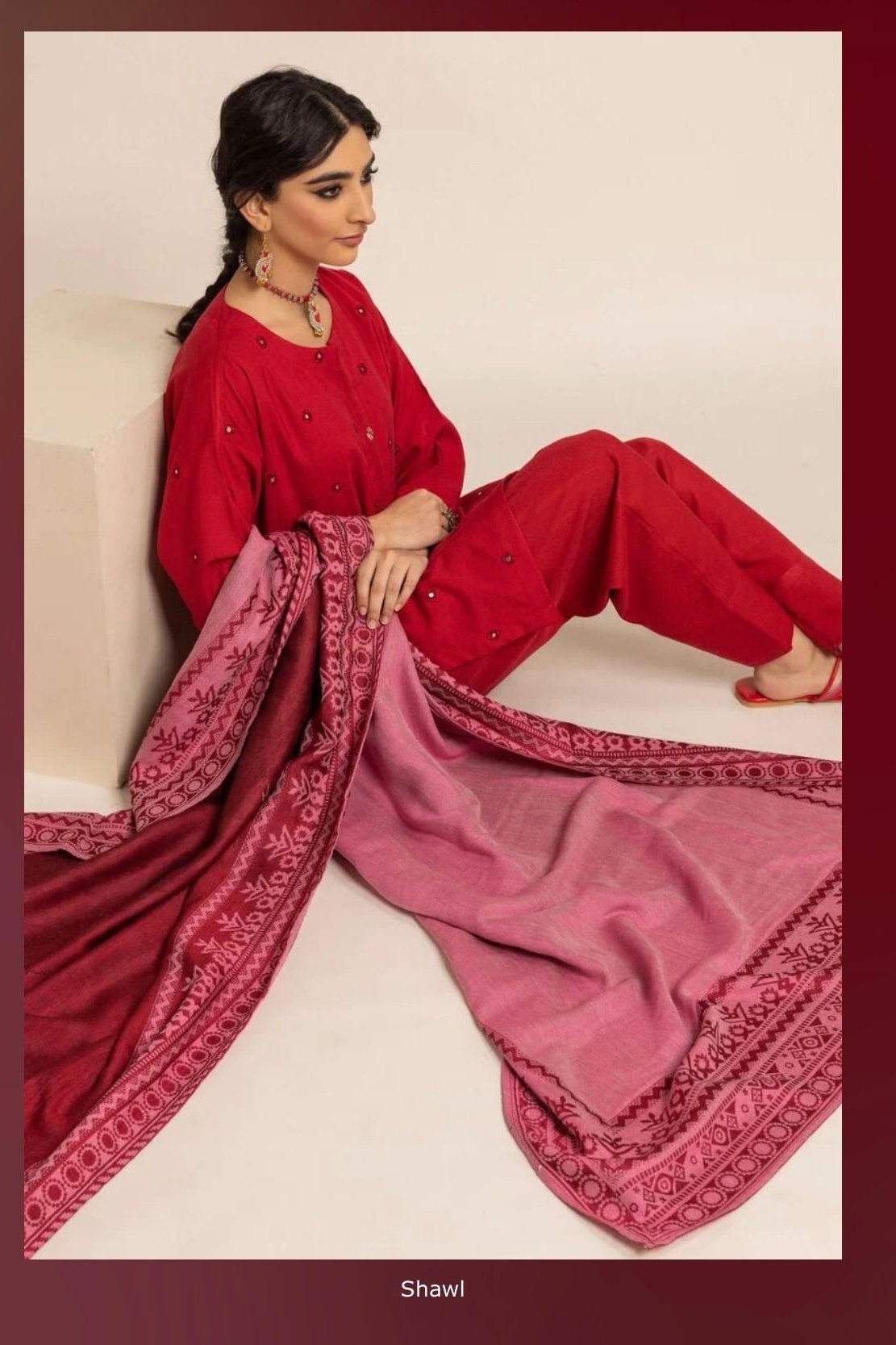 Double Side Shawl Dupatta