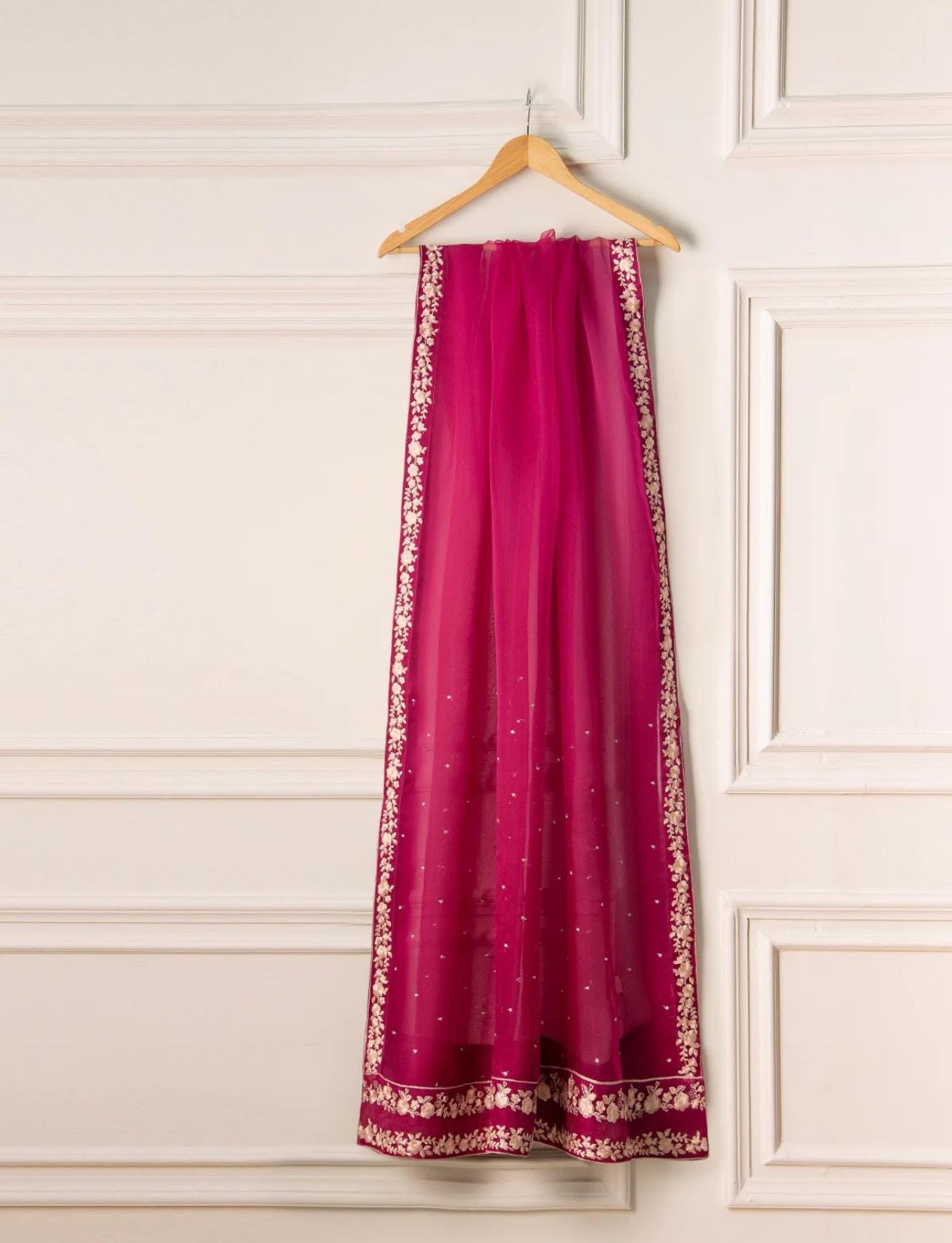 Agha Noor Velvet Embroidered Dress