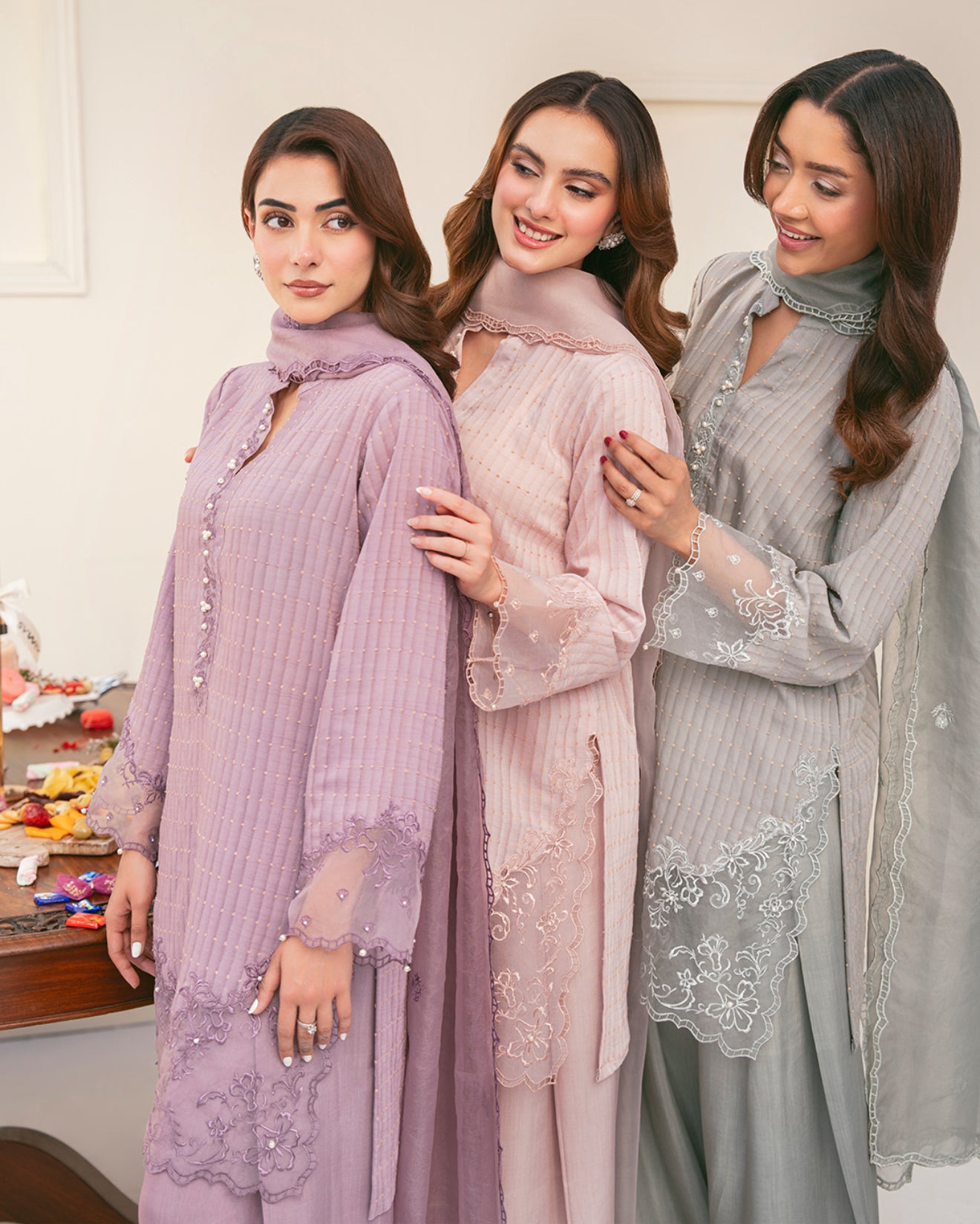 Farshi Shalwar Suit Embroidered Dress Latest Fashion Trend 2025