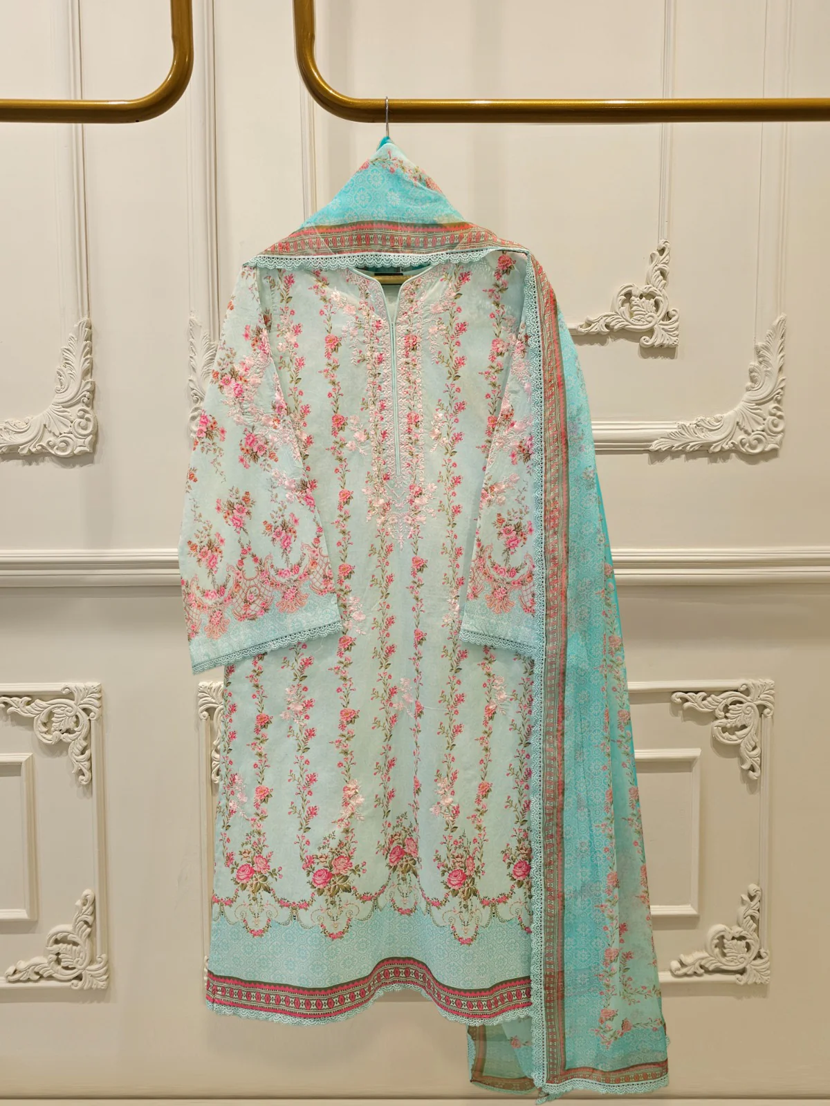 Agha Noor 2 Piece - Digital Printed Lawn Suit S112056
