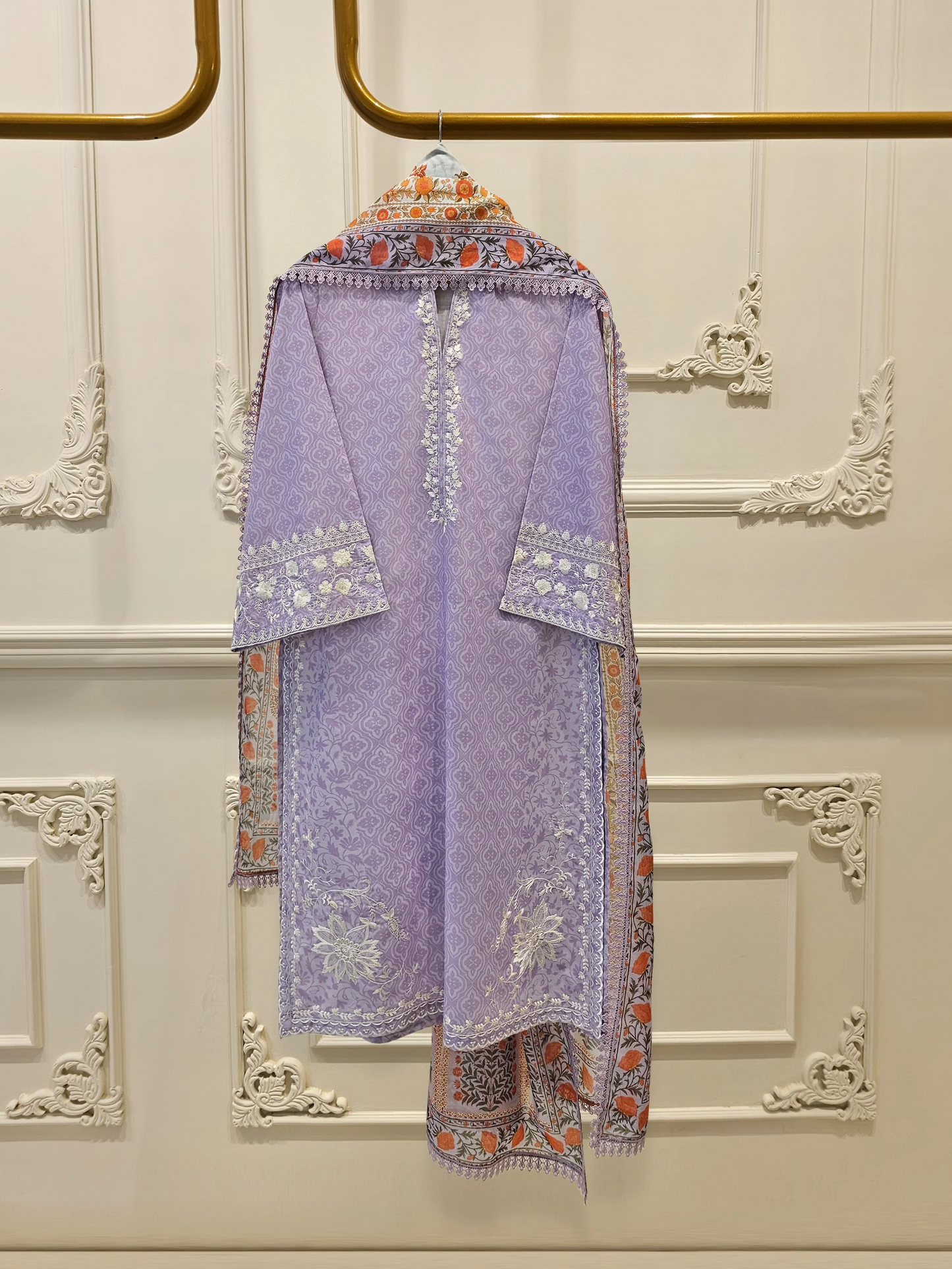Agha Noor 2 Piece - Digital Printed Embroidered Lawn Dress S111612