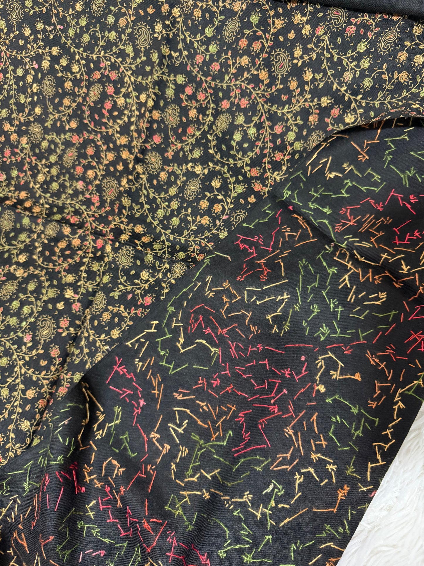 Kashmiri Hand Embroidered Shawl