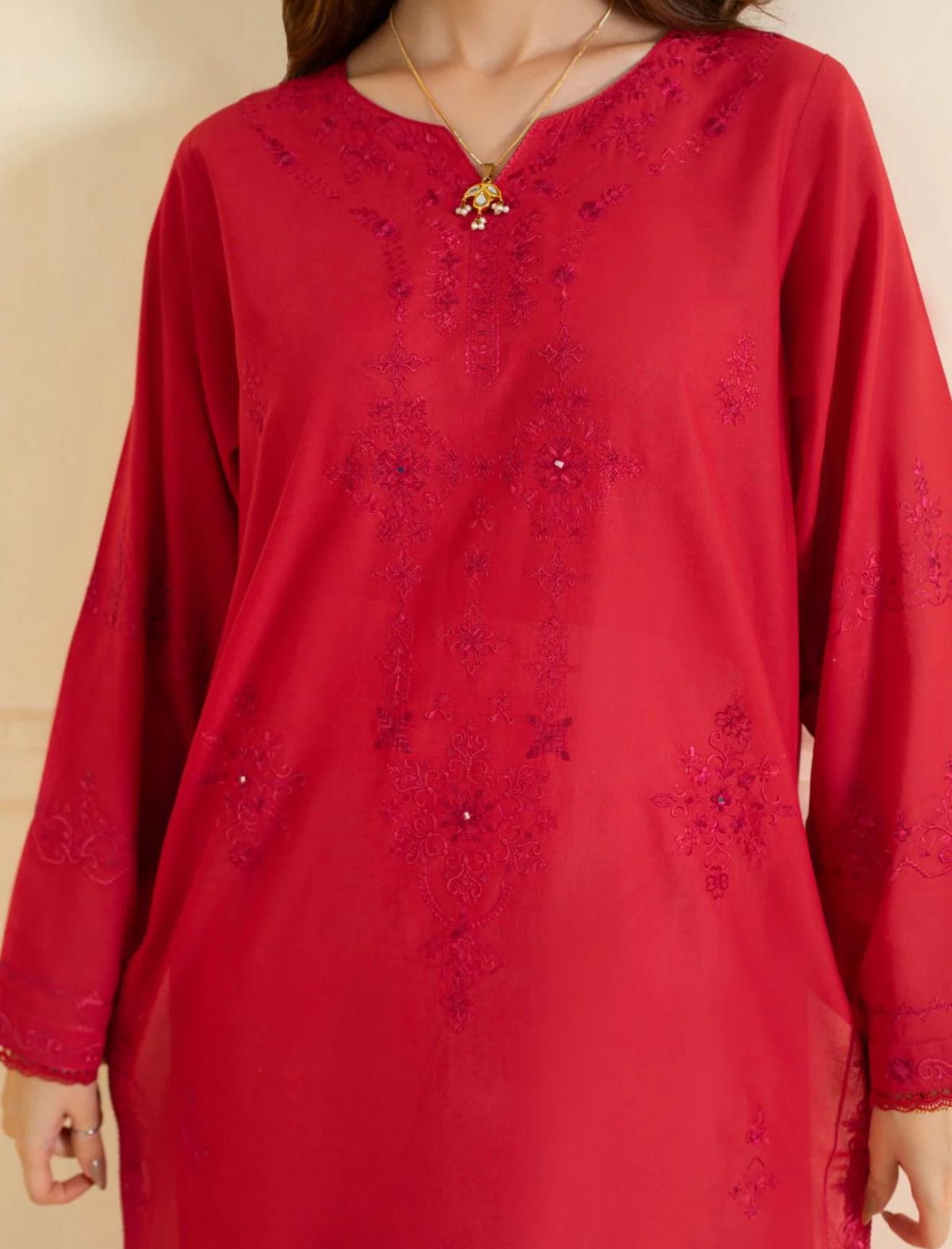 Agha Noor Original 2 Piece Cotton Embroidered