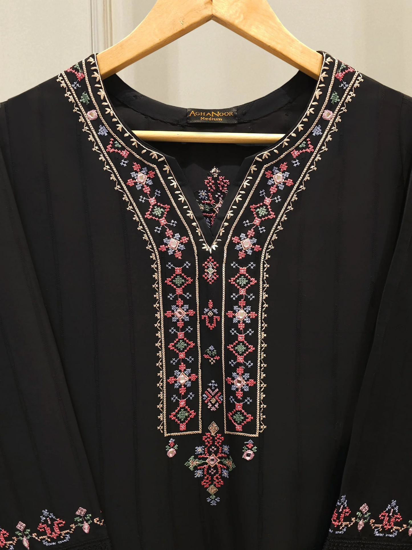 Agha Noor 2 Piece - Embroidered Lawn Suit S112227