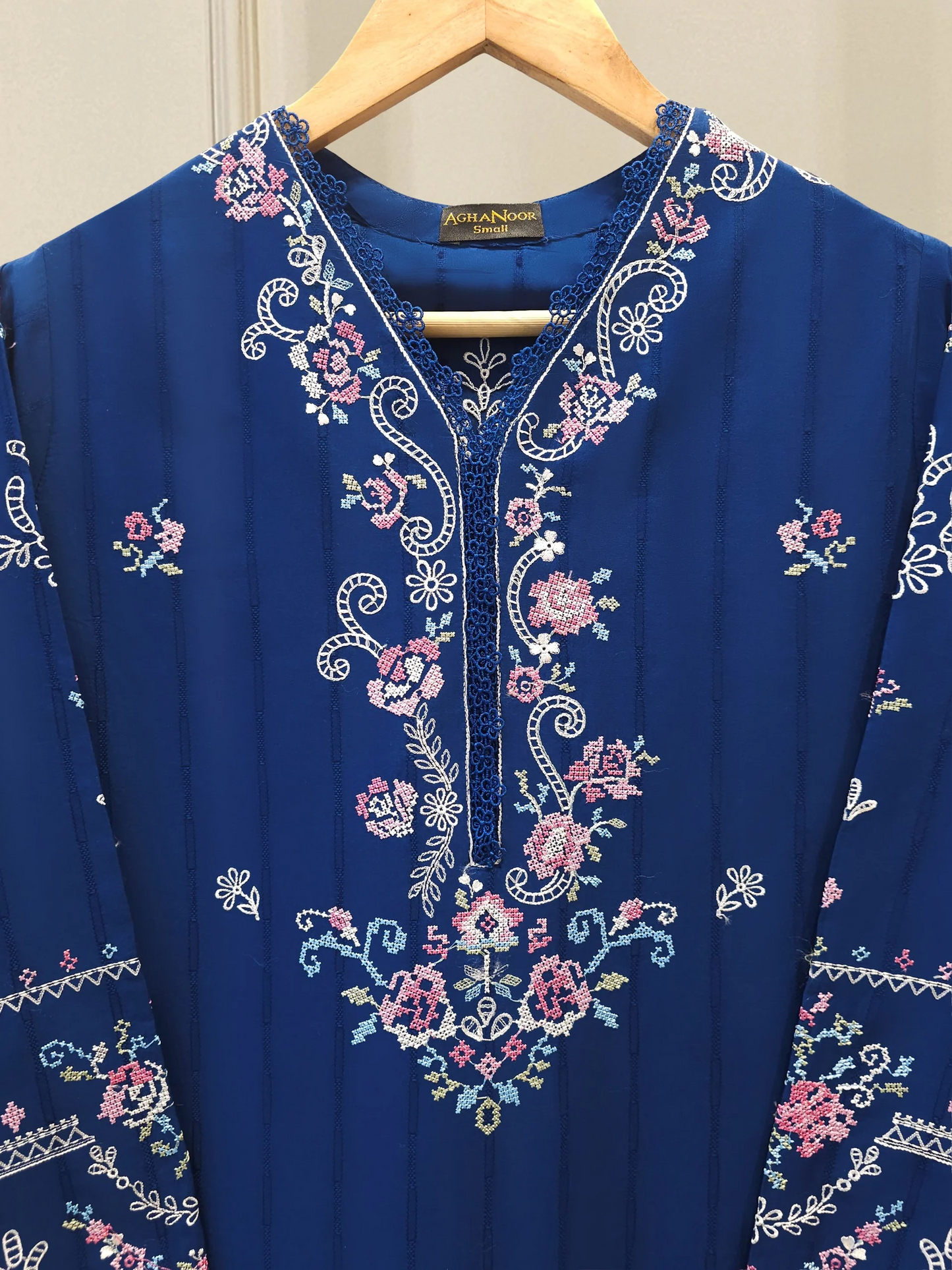 Agha Noor 2 Piece - Embroidered Jacquard Suit S112008